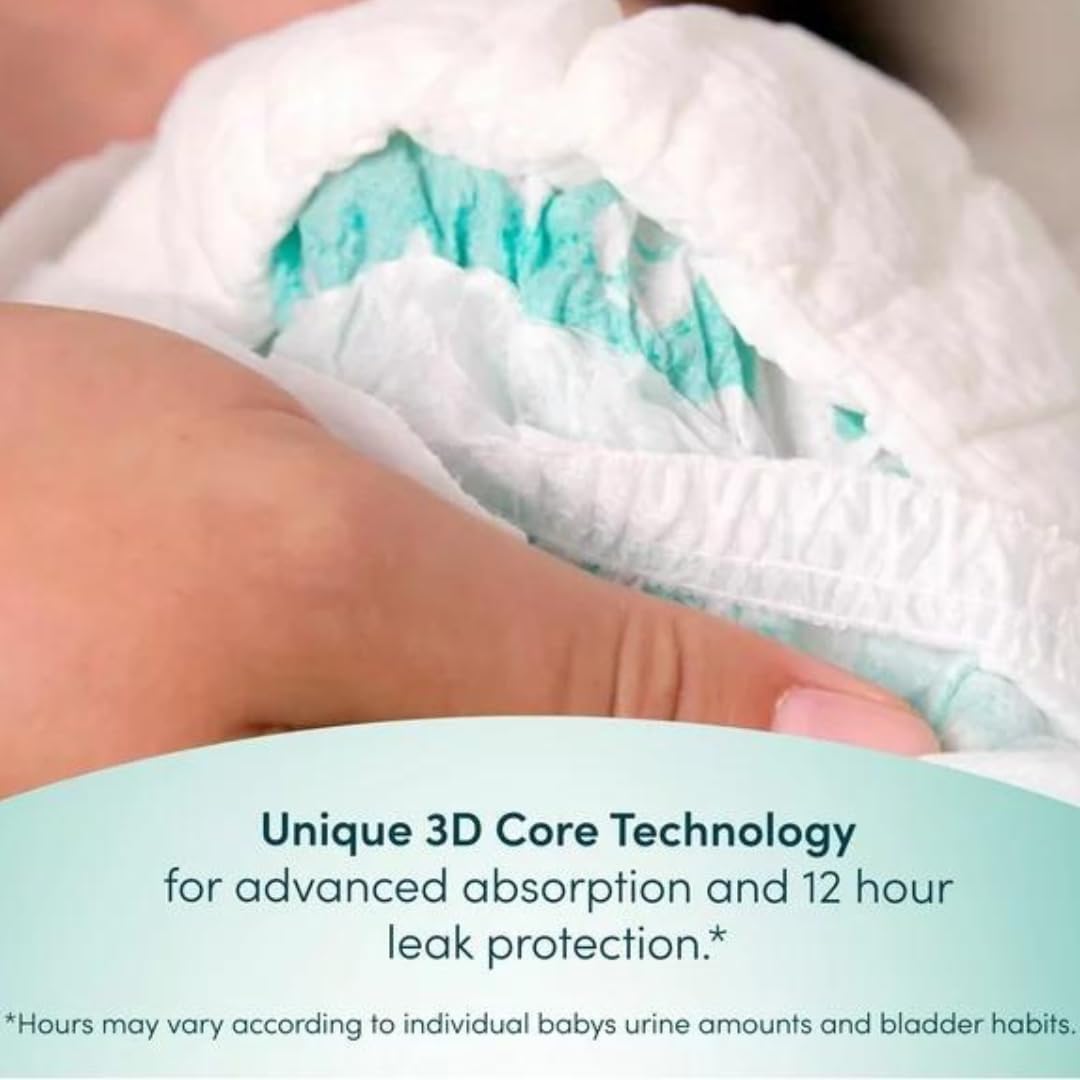 Rascal & Friends Premium Diapers Size 2 (96 Count) - Ultra Absorbent Baby Diapers for Day & Night Use - Soft & Comfortable for Newborns & Infants - Hypoallergenic & Leak Proof Protection