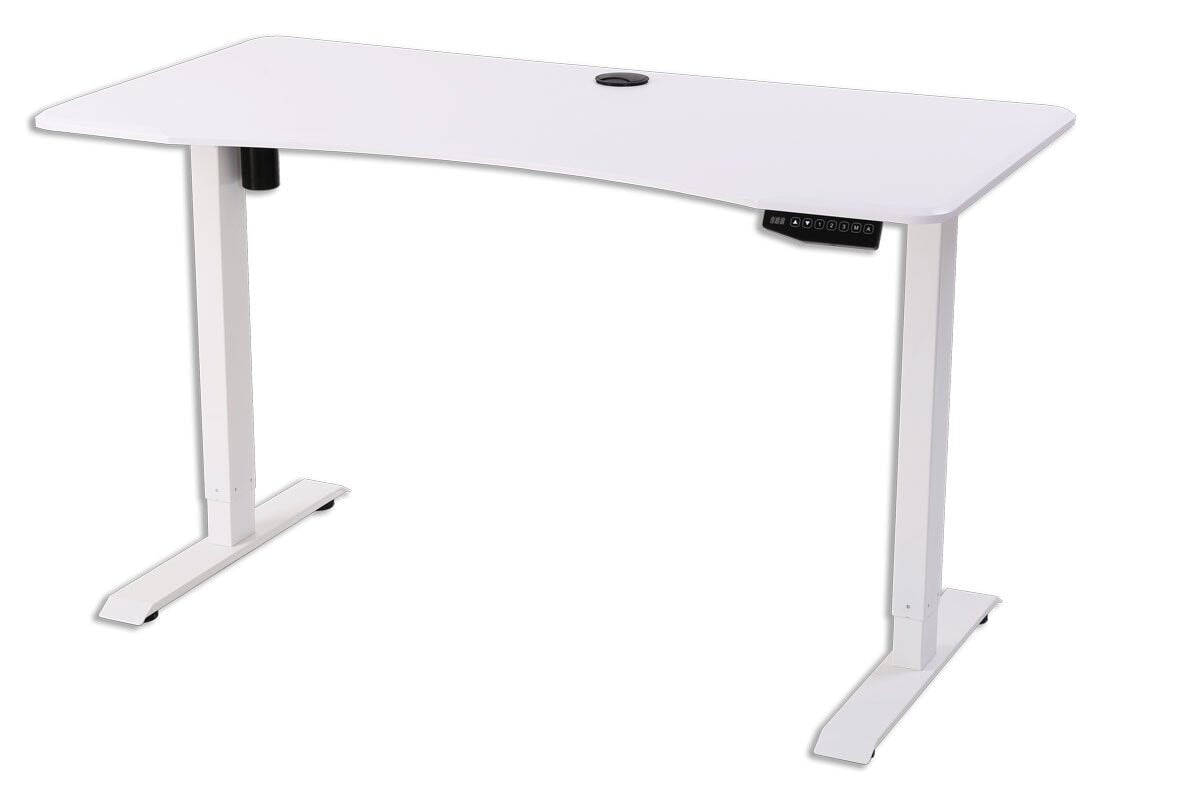 PewDiePie Edition Rise Desk - Premium Adjustable Standing Desk for Gaming & Work - Perfect for Streamers, Gamers & Home Office Setup