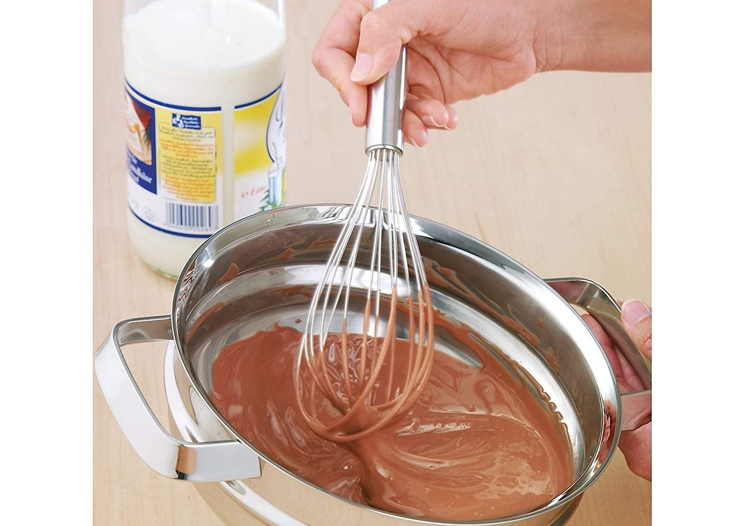 Silit Classic Line 28cm Stainless Steel Whisk - Dishwasher Safe, Rustproof 18/10 Cromargan - Perfect for Baking, Mixing, and Whisking Eggs, Cream & Sauces