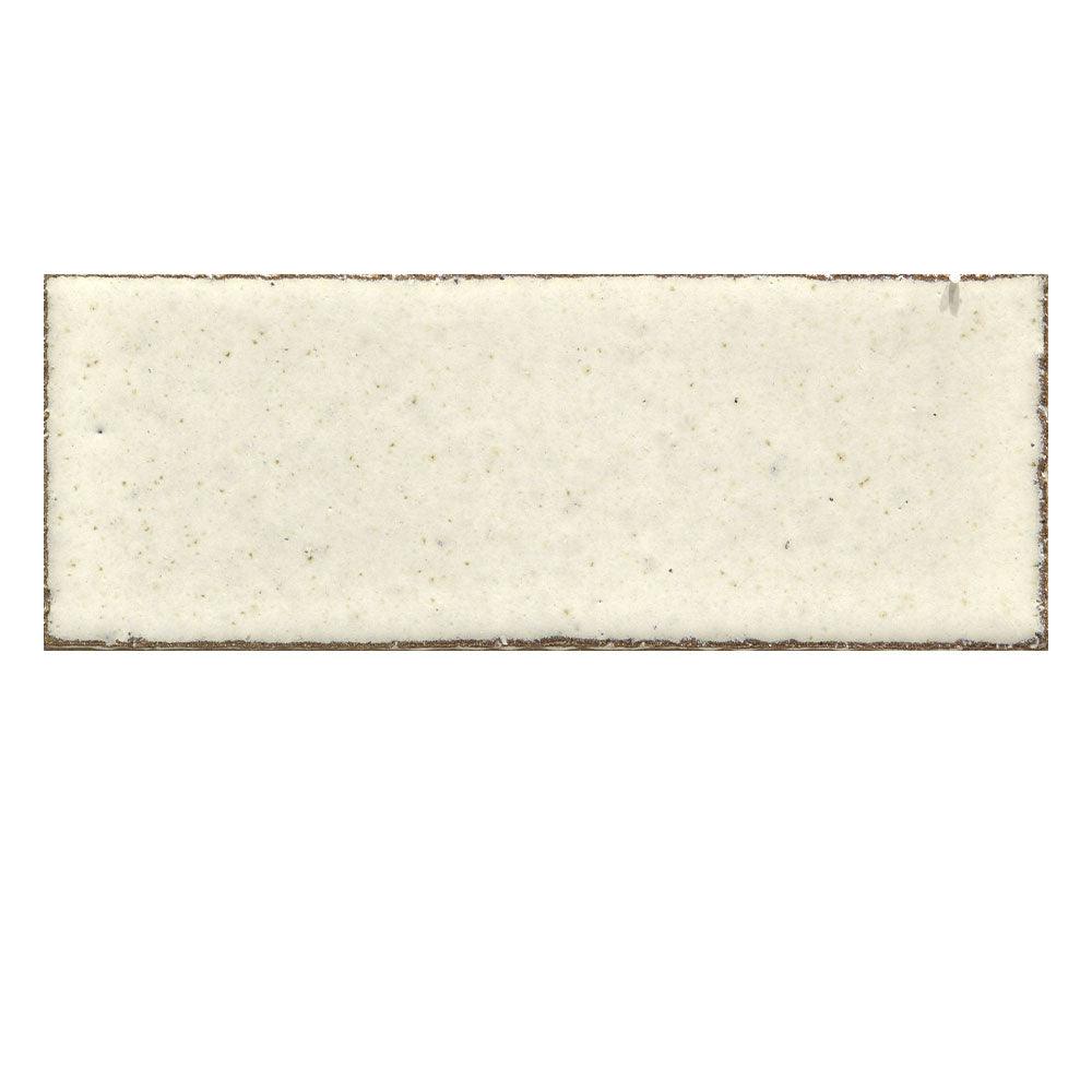 Handmade Zellige Glossy Subway Tile 70x190mm - Havana Rustic White Ceramic Wall & Backsplash Tile for Kitchen, Bathroom & Shower