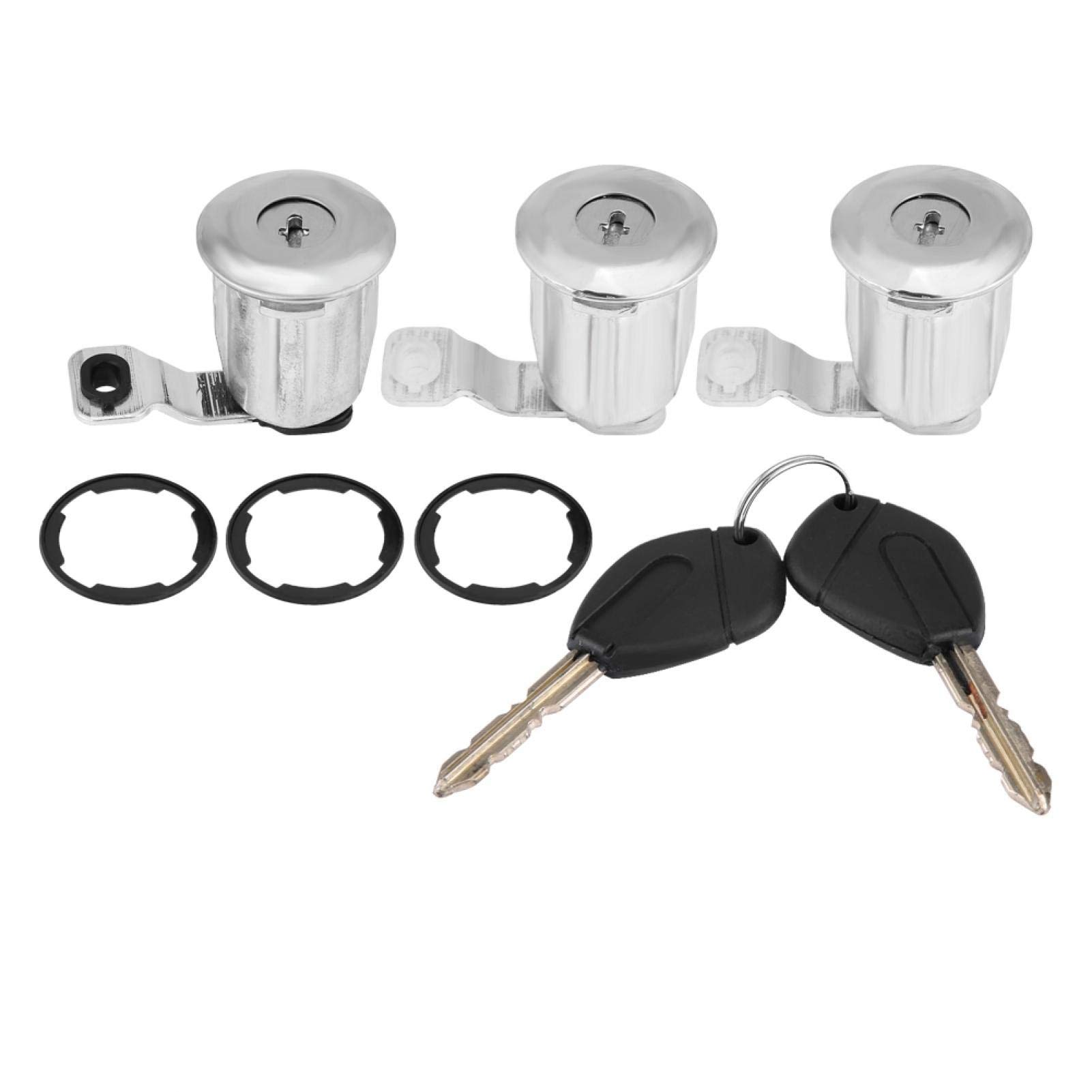 Peugeot 252522 Auto Car Door Lock Barrel Set with Keys - Replacement Lock Cylinder for Peugeot Vehicles | Secure Your Car Doors & Prevent Theft