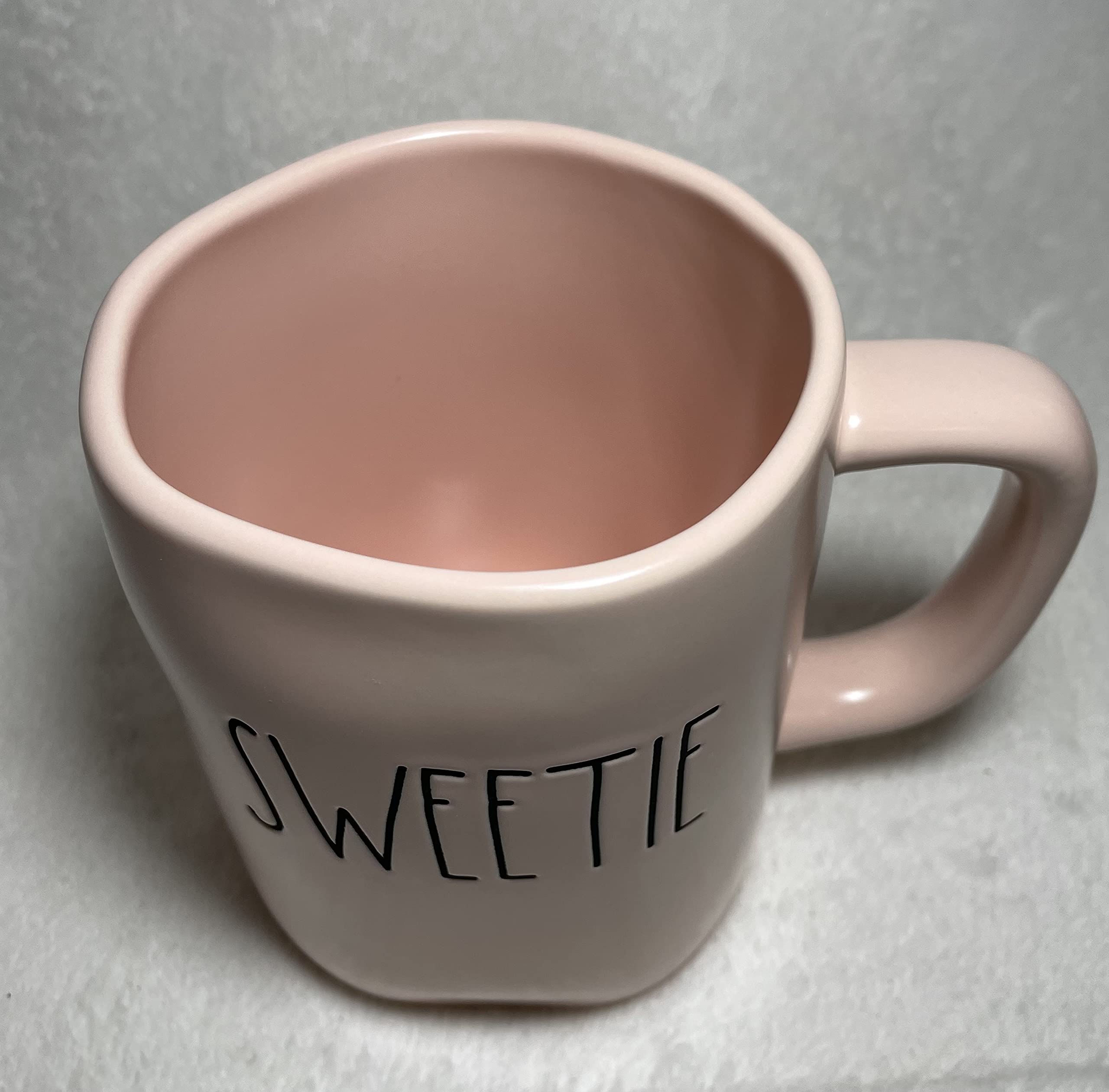 Rae Dunn by Magenta Sweetie Pink Ceramic Large Coffee & Tea Mug - Perfect for Home, Office, and Gifts