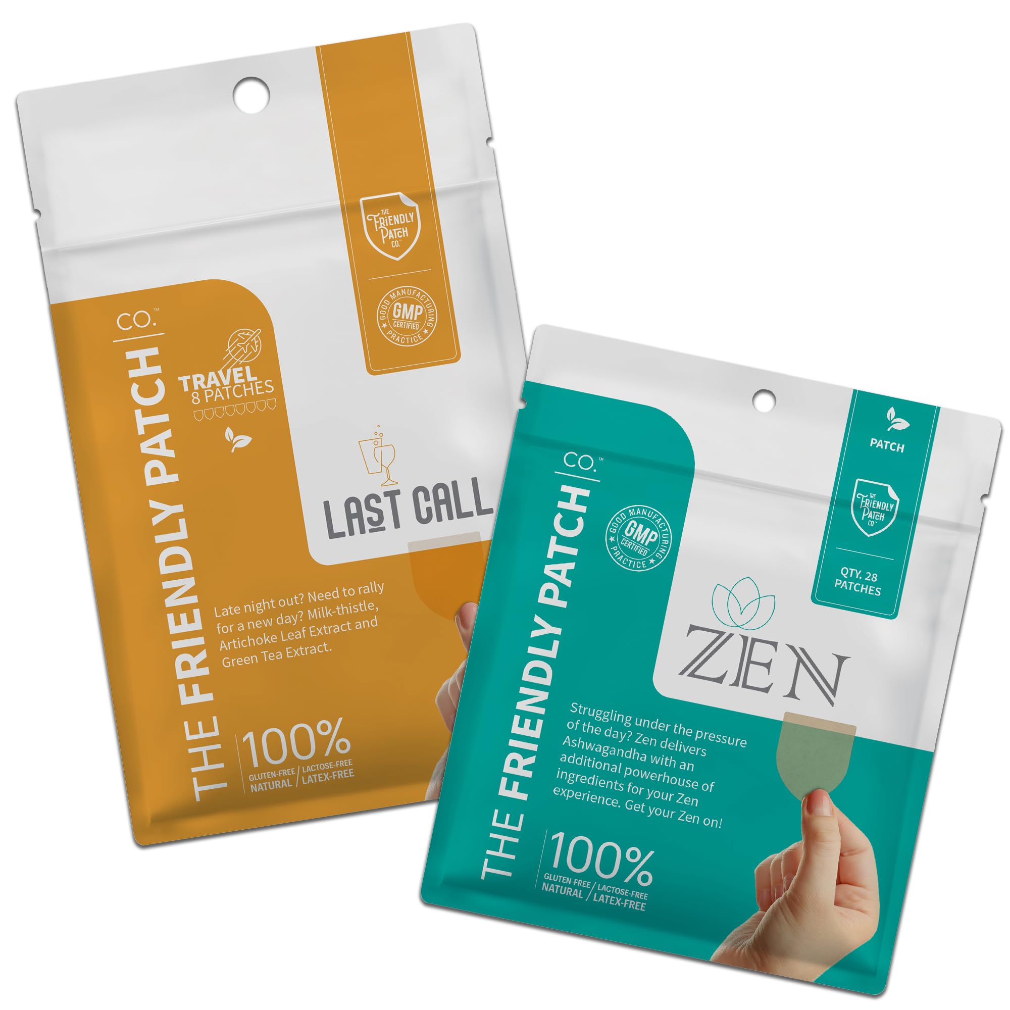 Friendly Patch LastCall - 8 Iron-On Patches & Relax & Let Go - 28 Embroidered Patches Set for DIY Clothing, Jackets, Backpacks - Perfect for Bikers, Students, Fashion Enthusiasts