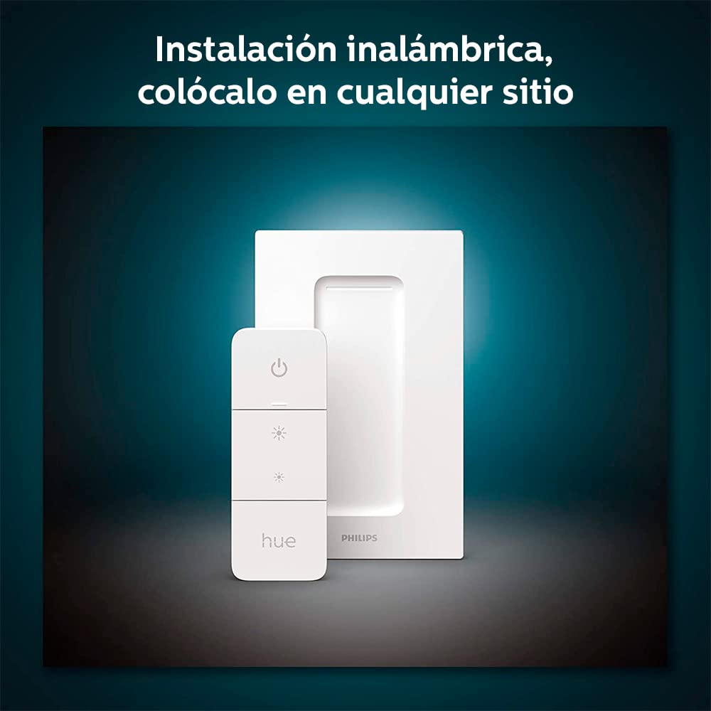 Philips Hue Smart Lighting Bundle - 60W Color Bulbs & Dimmer Switch for Home Automation | Perfect for Smart Homes, Bedrooms & Living Rooms