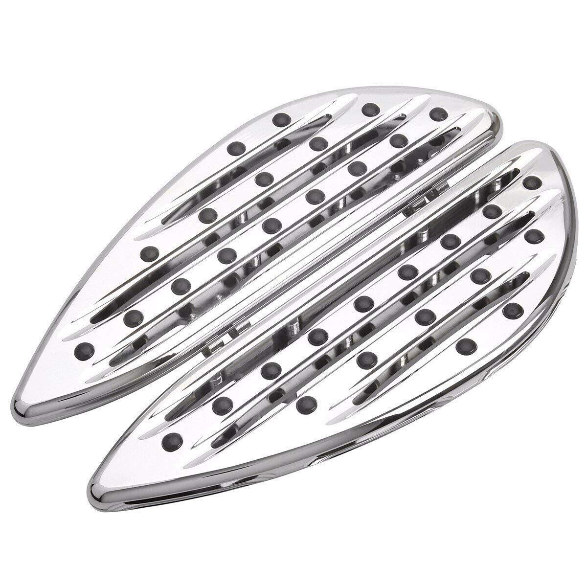 Chrome Floorboards for Harley Davidson Street Glide FLHX & Road Glide Special FLTRXS 2008-2013 - Shift Lever & Passenger Footboards for Enhanced Riding Comfort on Long Road Trips