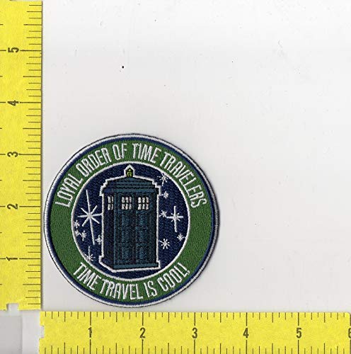 Doctor Who Tardis Loyal Order of Time Travelers Iron-On Patch for Cosplay & Costumes | Sci-Fi Convention Accessory | DIY Jacket & Backpack Decoration