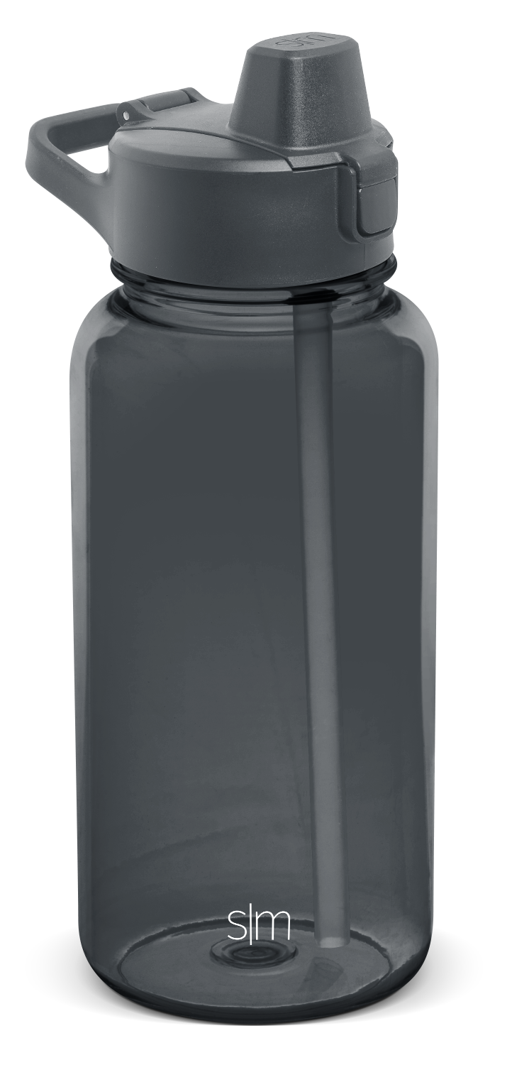 Eco-Friendly Plastic Summit Cup with Simple Flip Silicone Straw Lid - Perfect for Travel, Office & Outdoor Activities