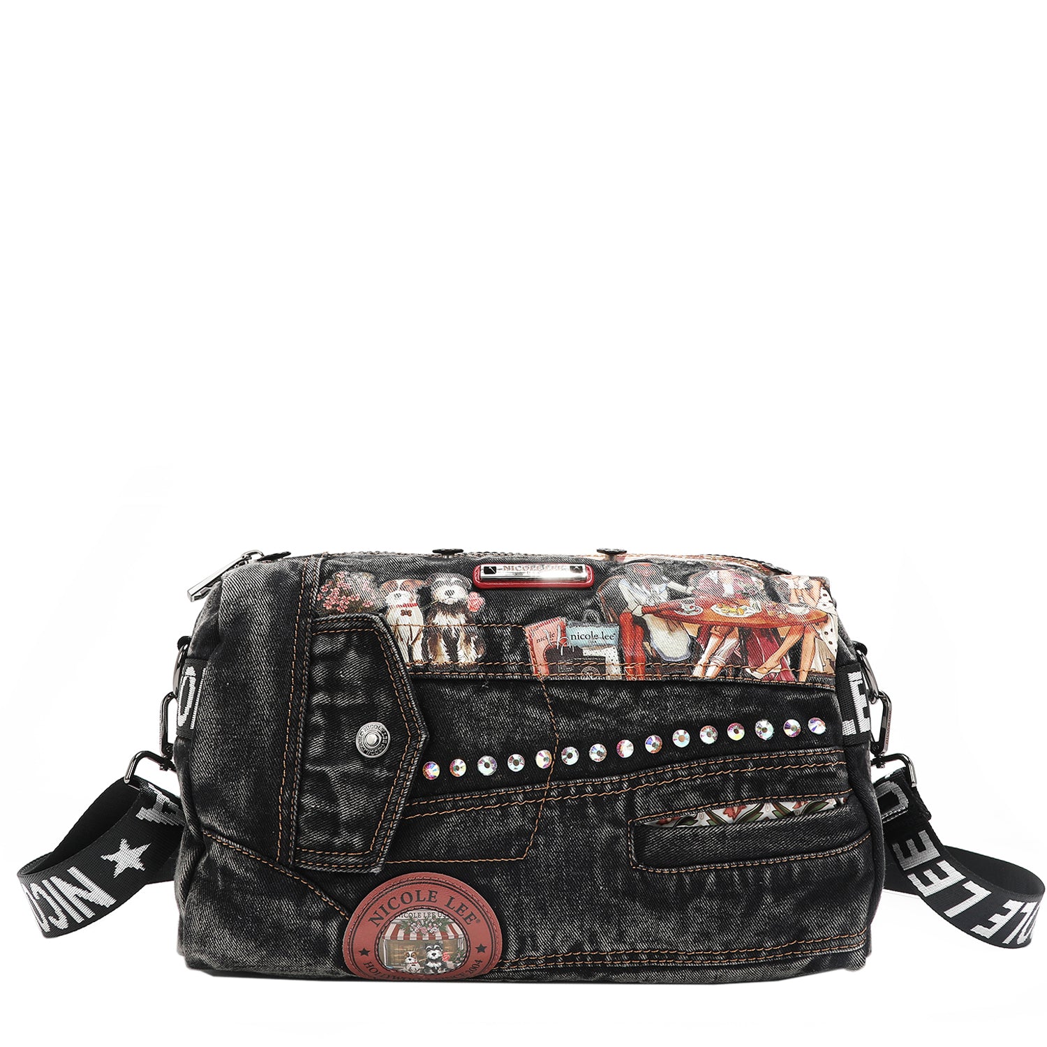 DENIM SISTERS SECRET HANDBAG - Stylish Women's Denim Crossbody Purse for Everyday Use, Work & Travel