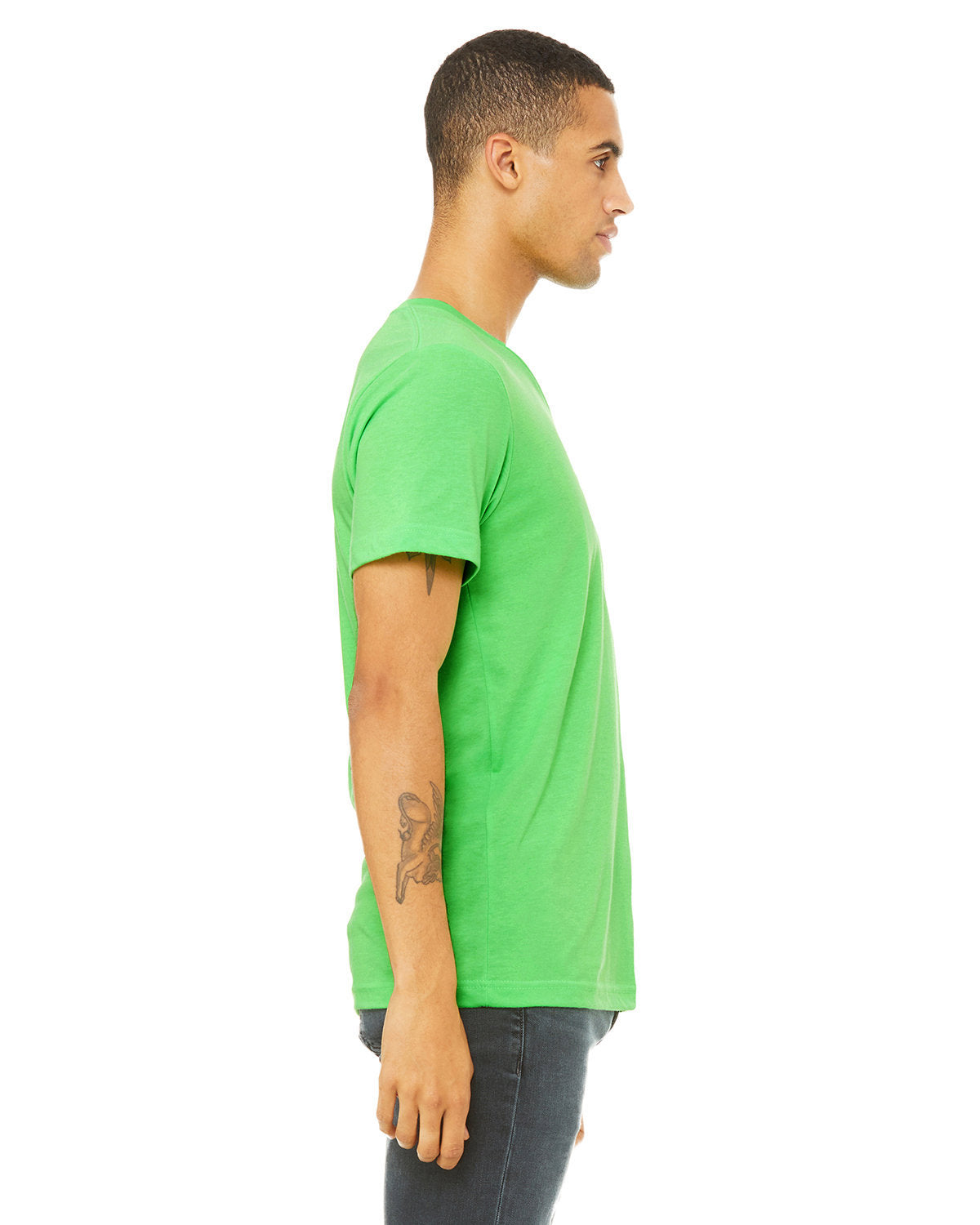 Bella + Canvas 3005CVC Unisex V-Neck T-Shirt - Soft CVC Jersey Fabric for Everyday Wear, Casual Outfits & Layering
