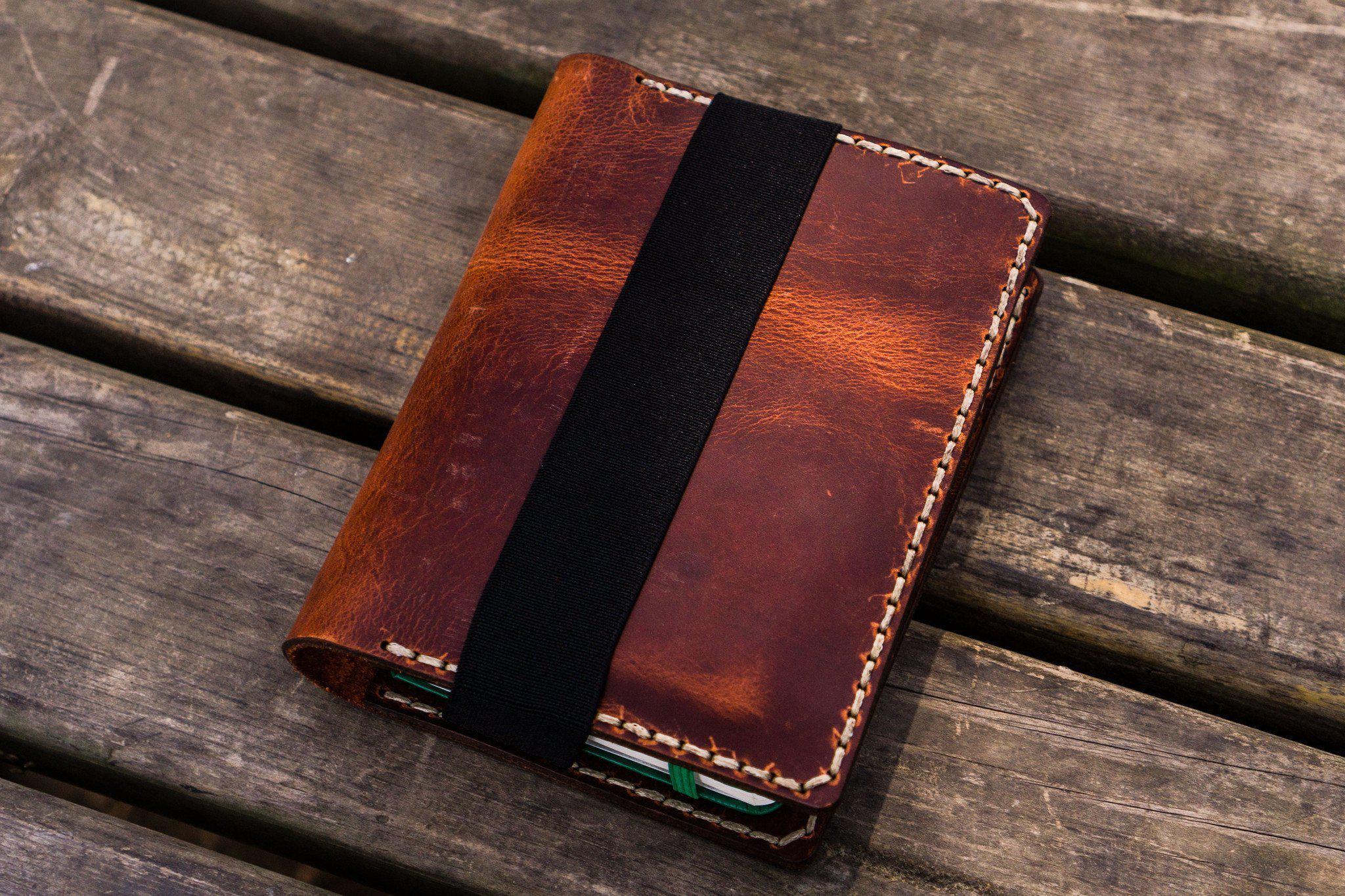 Premium Leather Leuchtturm1917 A6 Notebook Cover - Crazy Horse Orange | Durable & Stylish Journal Cover for Writing, Sketching & Travel | Perfect Gift for Writers & Artists