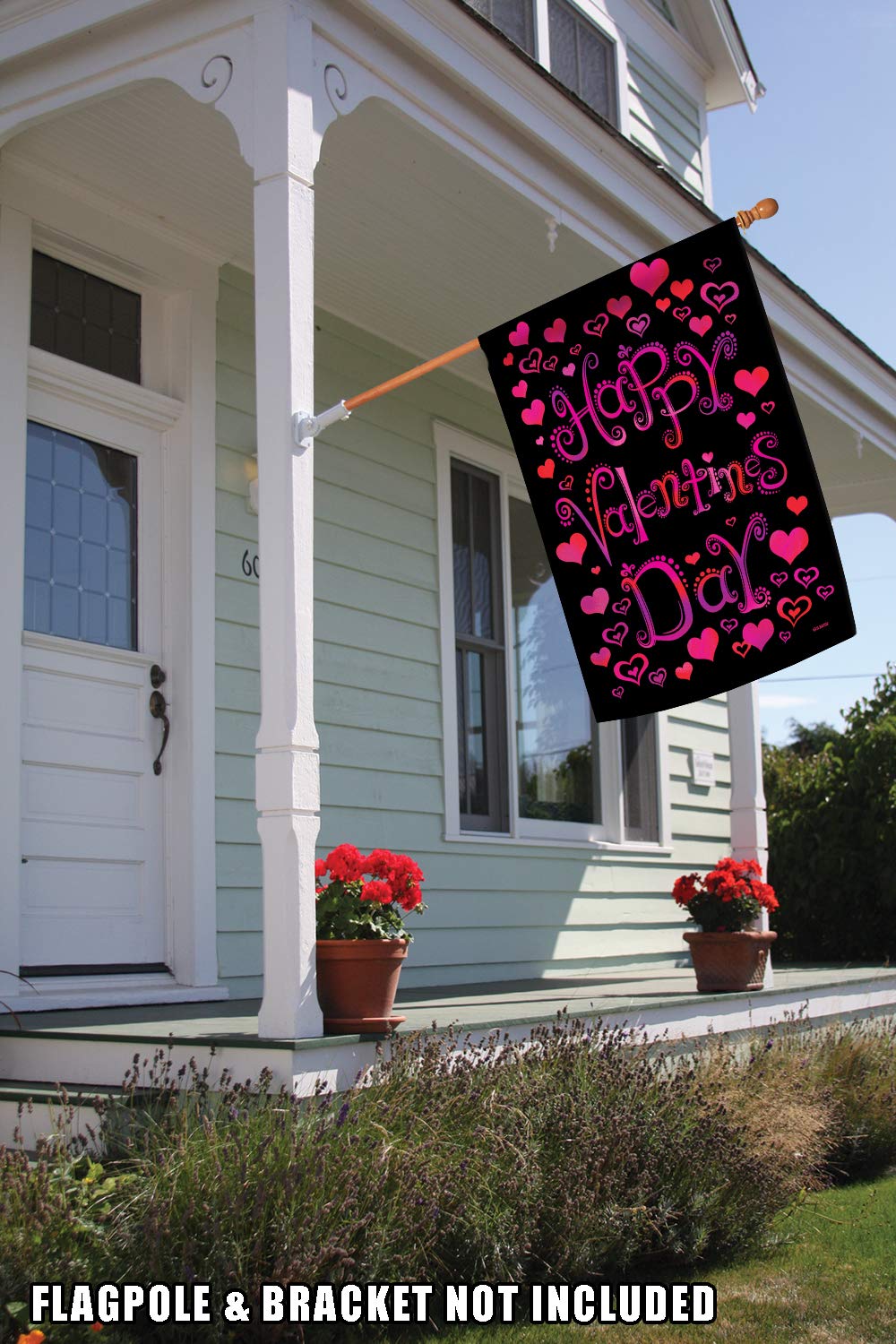 Toland Home Garden 1012286 Valentine Hearts Double Sided Garden Flag - 28x40 Inch Outdoor Yard Decoration for Valentines Day - Perfect for Front Porch, Lawn, and Seasonal Holiday Decor