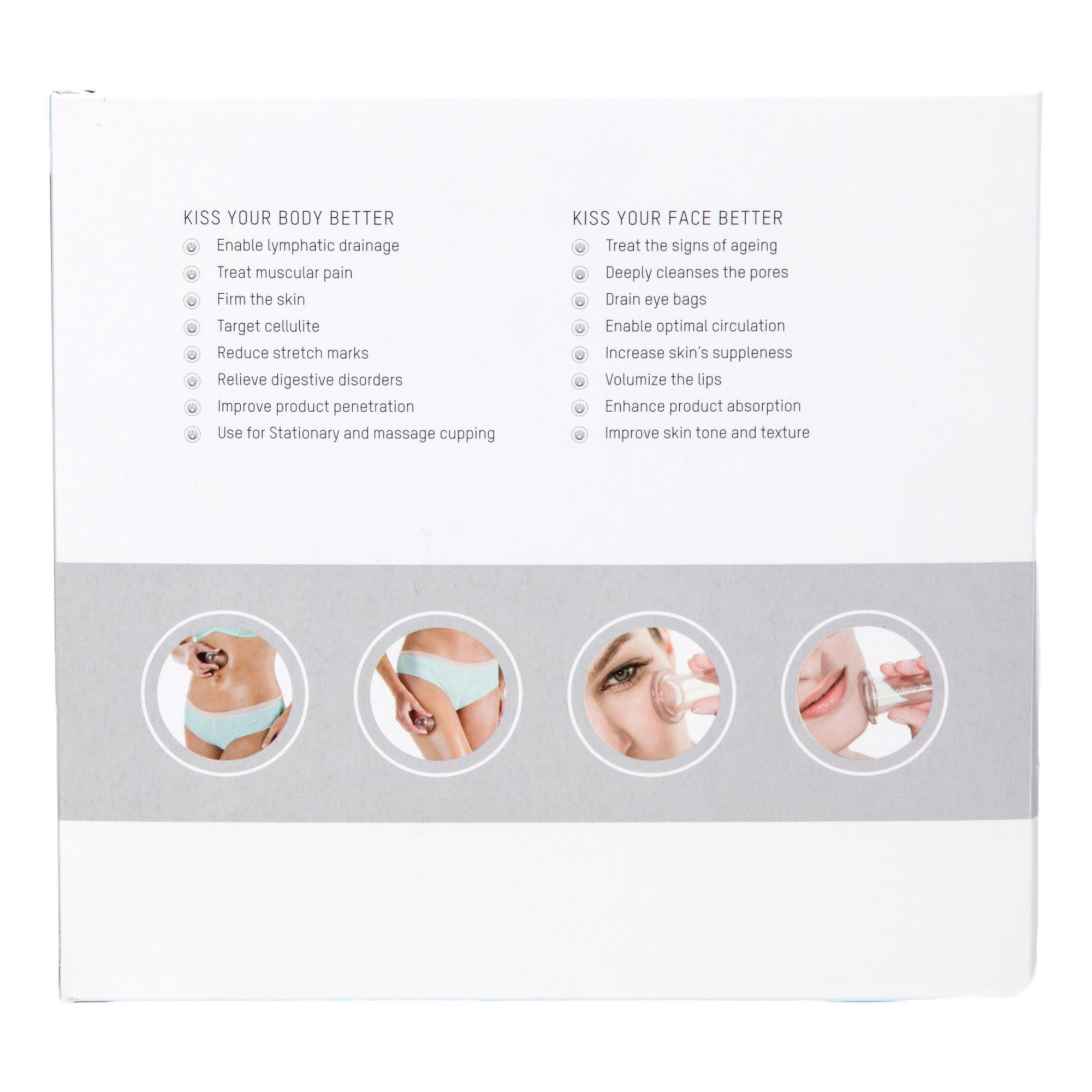 Bellabaci Professional Therapist Cupping Kit - 6-Piece Set for Pain Relief & Muscle Relaxation - Perfect for Massage Therapy, Detox, and Cellulite Treatment at Home or Spa