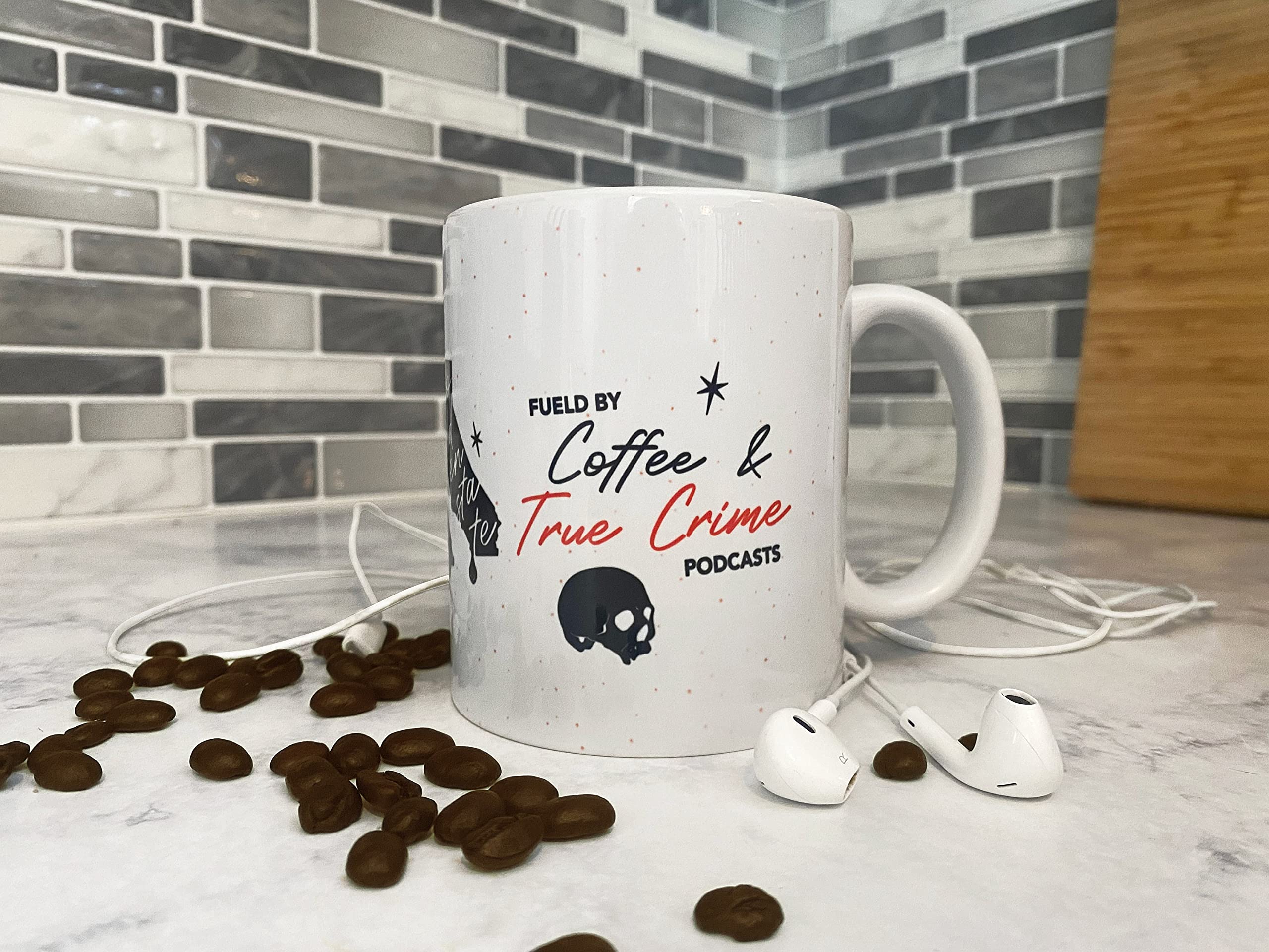 11oz Personalized True Crime Coffee Mug - Perfect Gift for True Crime Lovers & Podcast Fans - Great for Home, Office or Crime-Themed Parties
