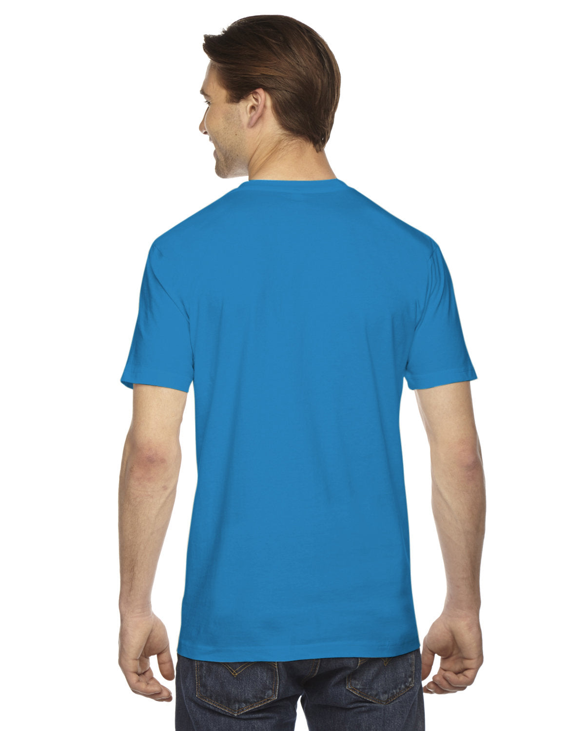 American Apparel 2001W Unisex Fine Jersey Short Sleeve T-Shirt - Soft Cotton Tee for Men & Women - Perfect for Casual Wear, Gym, and Everyday Outfits