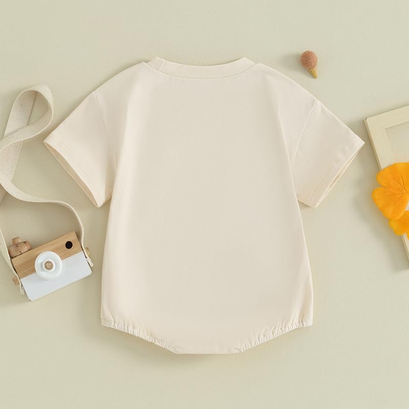 Gueeusu Unisex Baby Summer Clothes - Cute Rooster Print Bodysuit & Romper Set | Farm Animal Theme Cotton Outfit for Boys & Girls | Perfect for Playtime, Photo Shoots & Casual Wear