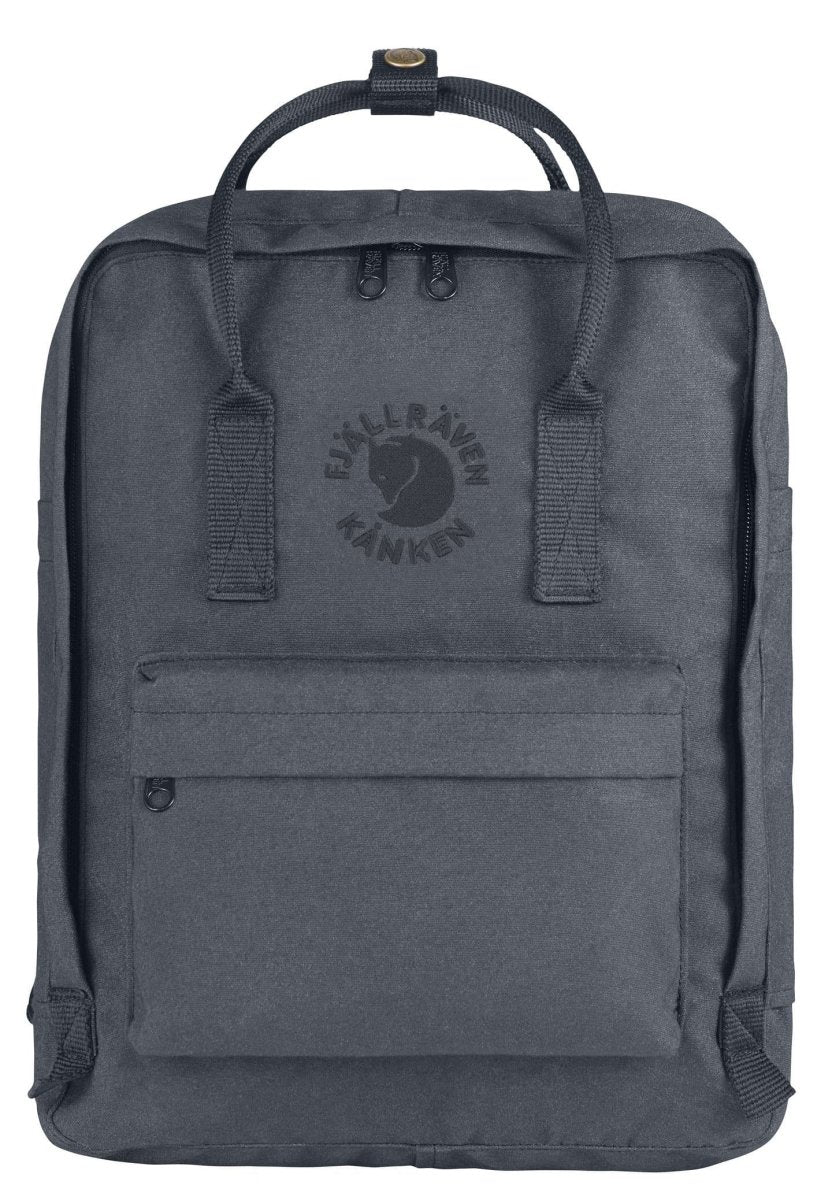 Fjallraven RE KÅNKEN Backpack Slate - Waterproof Laptop Backpack for School, Travel & Hiking | Durable Eco-Friendly Recycled Material