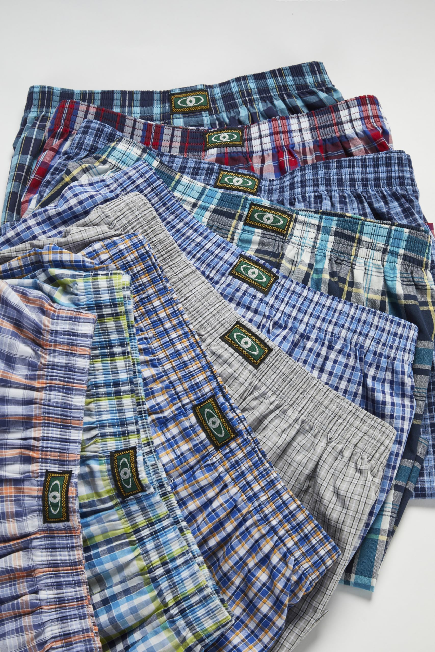 Men's 100% Cotton Woven Boxer Shorts - Breathable Loose Fit Underwear for Everyday Comfort | Perfect for Sleep, Lounge & Active Wear