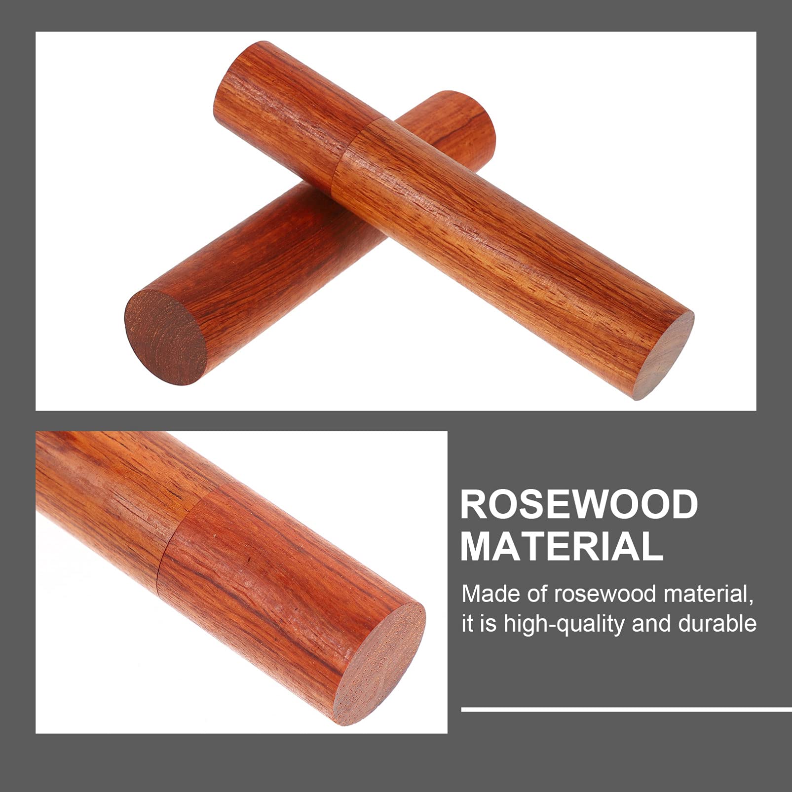 HEALLILY 2-Pack Wooden Incense Stick Storage Tubes with Lid - Airtight Aromatic Container for Travel & Home Use - Perfect for Organizing Incense Sticks, Essential Oils, and Herbs in Bedroom, Yoga Studio, or Meditation Space