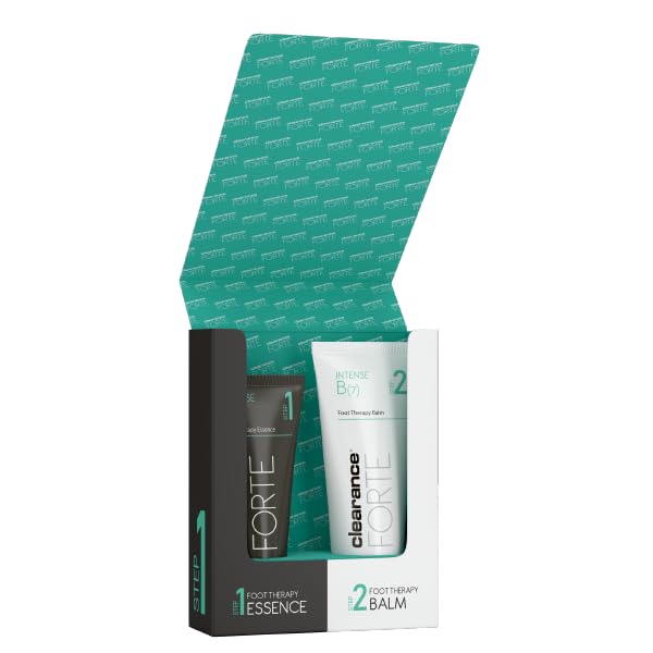 Forte Intense B7 Foot Therapy Set – Intensive Foot Care Duo for Dry, Cracked Feet | Nourishes, Heals & Revitalizes with Bisabolol, Urea & Biotin | 100ml & 60ml Essential Oil Formula | Perfect for Pedicures, Diabetic Foot Care & Home Spa Treatments