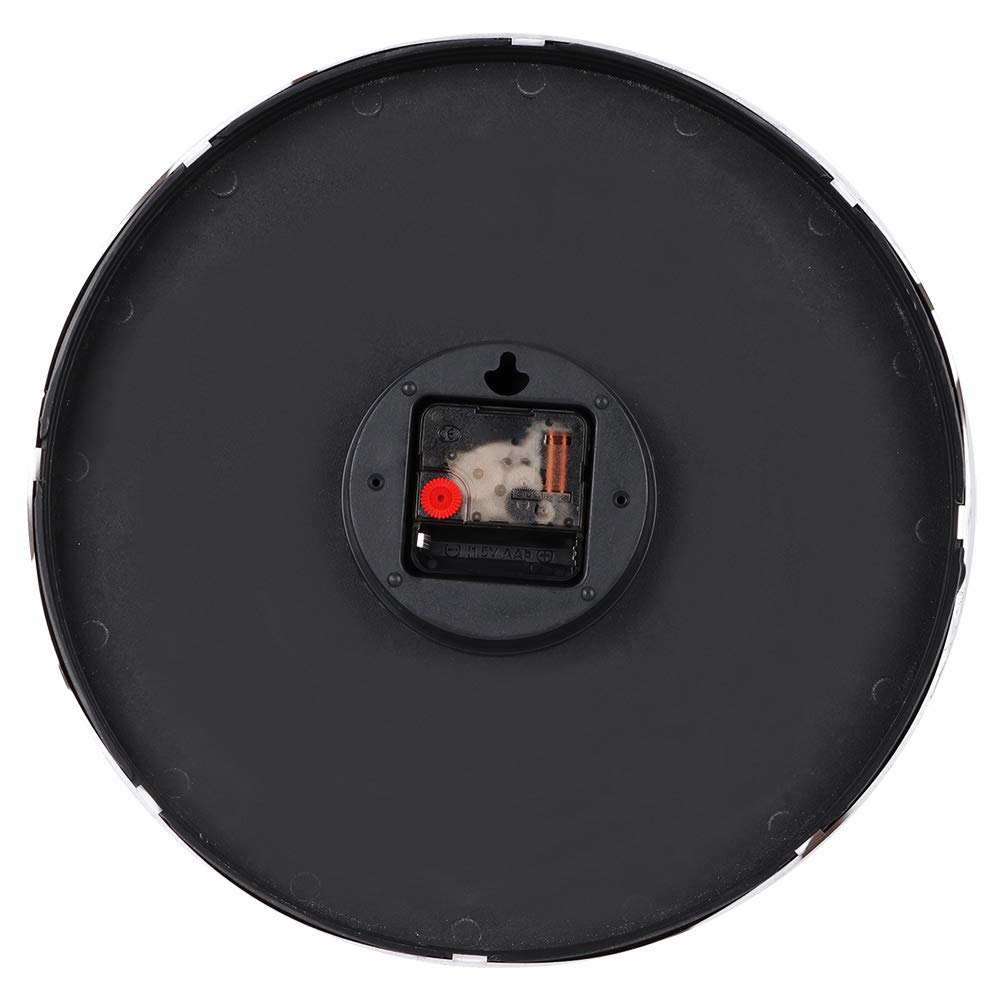 12 Inch Silent Non-Ticking Modern Wall Clock - Battery Operated Round Quartz Clock for Kitchen, Bathroom, Bedroom, Living Room & Office - Perfect Home Decor & Classic Digital Clock for Stylish Interiors