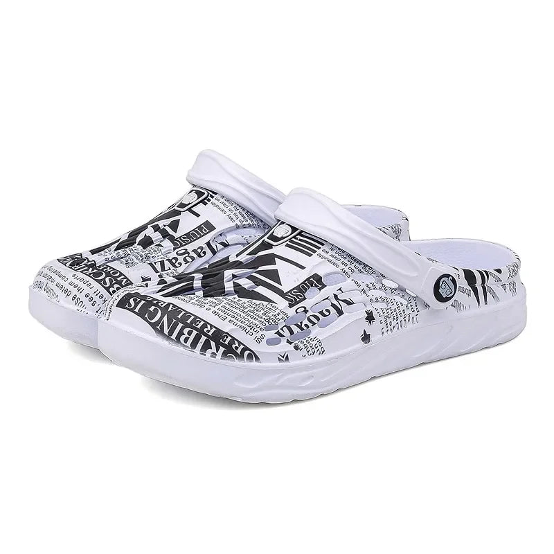 2024 Summer Men's Plus Size Slippers Sandals - Comfortable Soft Casual Shoes for Big & Tall - Perfect for Home, Beach, and Outdoor Relaxation