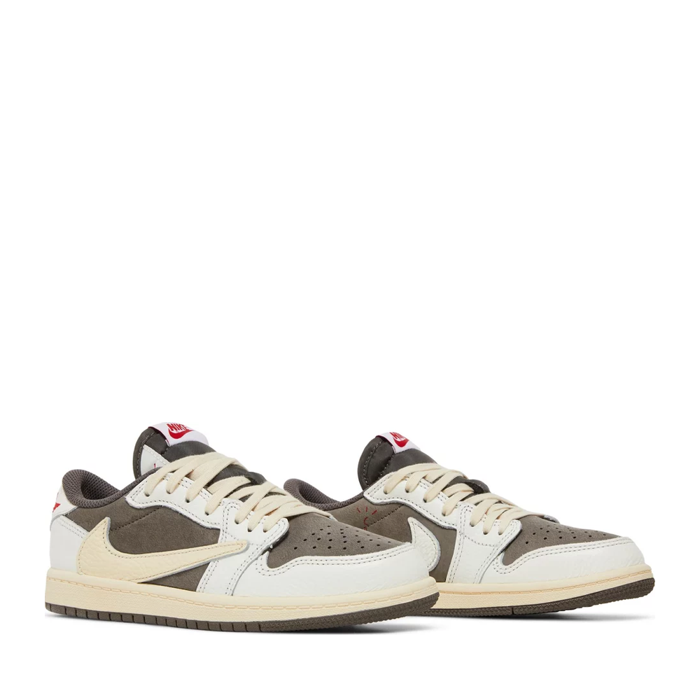 Nike x Travis Scott Air Jordan 1 Retro Low Reverse Mocha Preschool Sneakers - Stylish Kids' Basketball Shoes for Casual Wear & Street Fashion