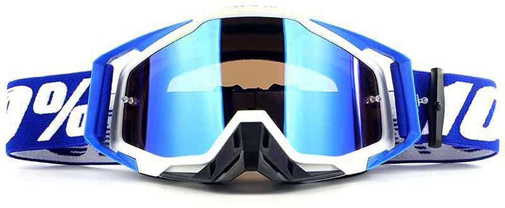 Anti-Fog Windproof Motorcycle Goggles - UV Protection Motocross & Ski Goggles for All-Terrain Riding, Bike Racing & Snow Sports | Durable Helmet-Compatible Eyewear for Cross-Country & Off-Road Adventures