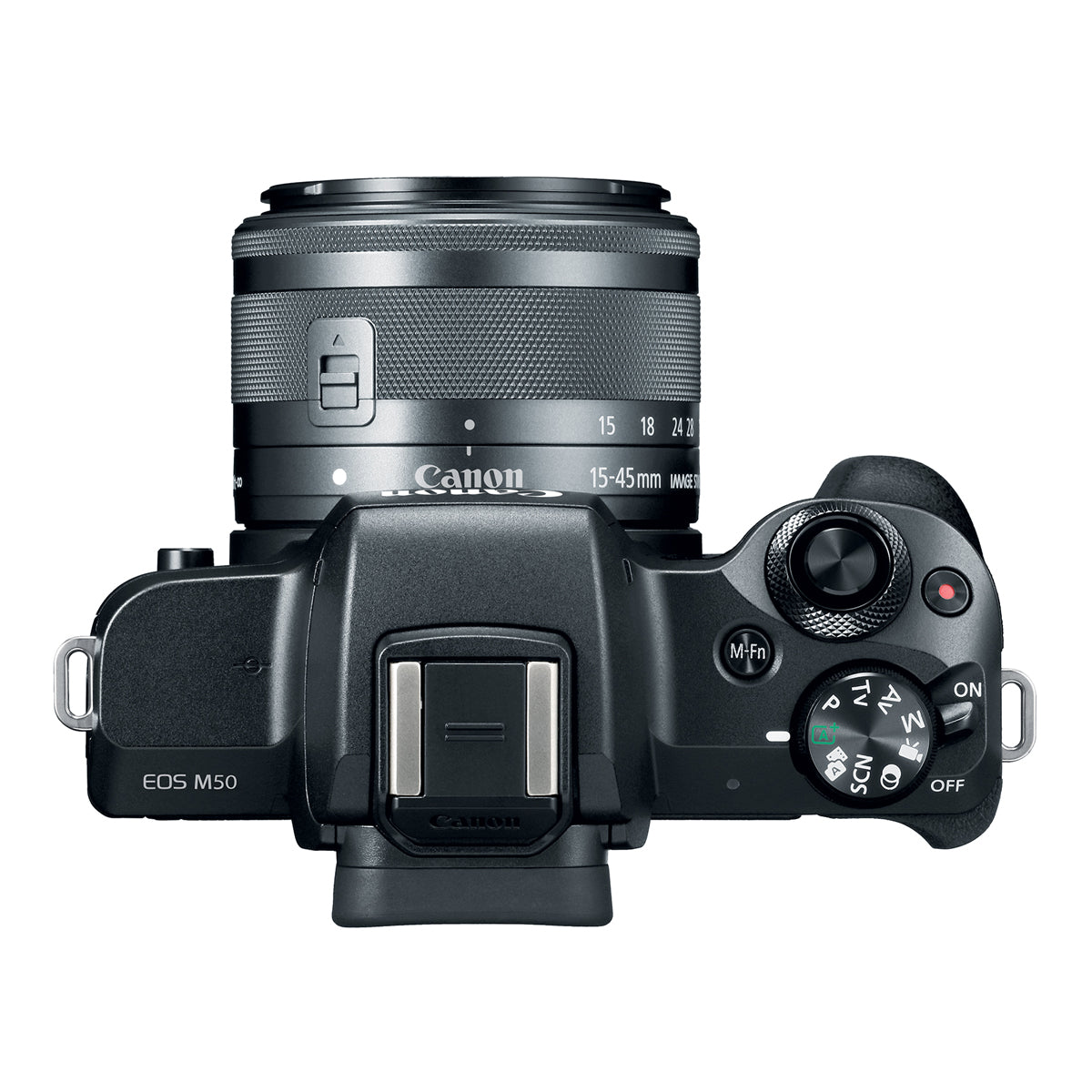 Canon EOS M50 Mirrorless Camera with EF-M 15-45mm f/3.5-6.3 IS STM Lens Kit (Black) - Perfect for Vlogging, Travel Photography & Content Creation