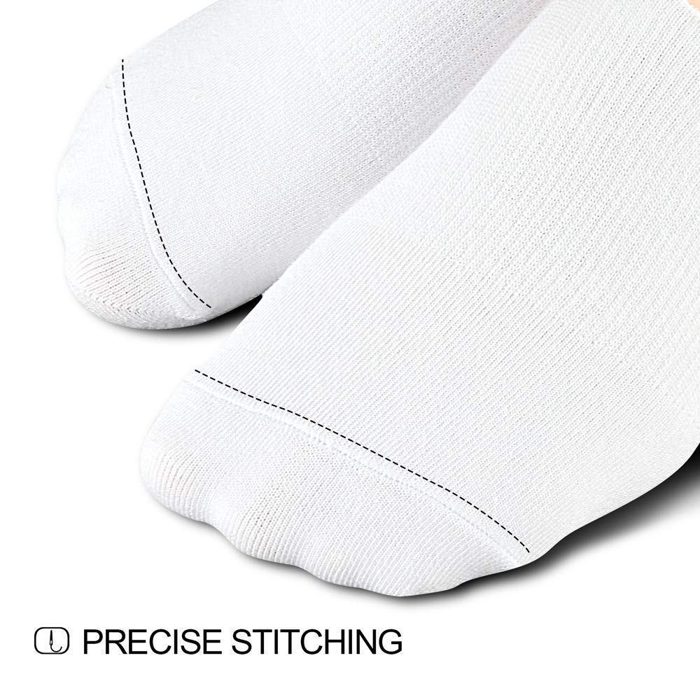 Wernies No Show Socks for Women - 16 Pairs Low Cut Invisible Socks with Non-Slip Grip & Seamless Toe - Perfect for Sneakers, Loafers and Boat Shoes