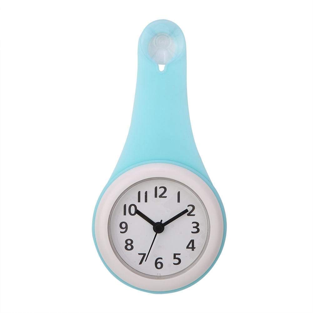 Waterproof Shower Clock with Suction Cup - Digital Bathroom, Kitchen, Bedroom Wall Clock (Blue) | Perfect for Home Decor, Swimming Pool & Spa Use