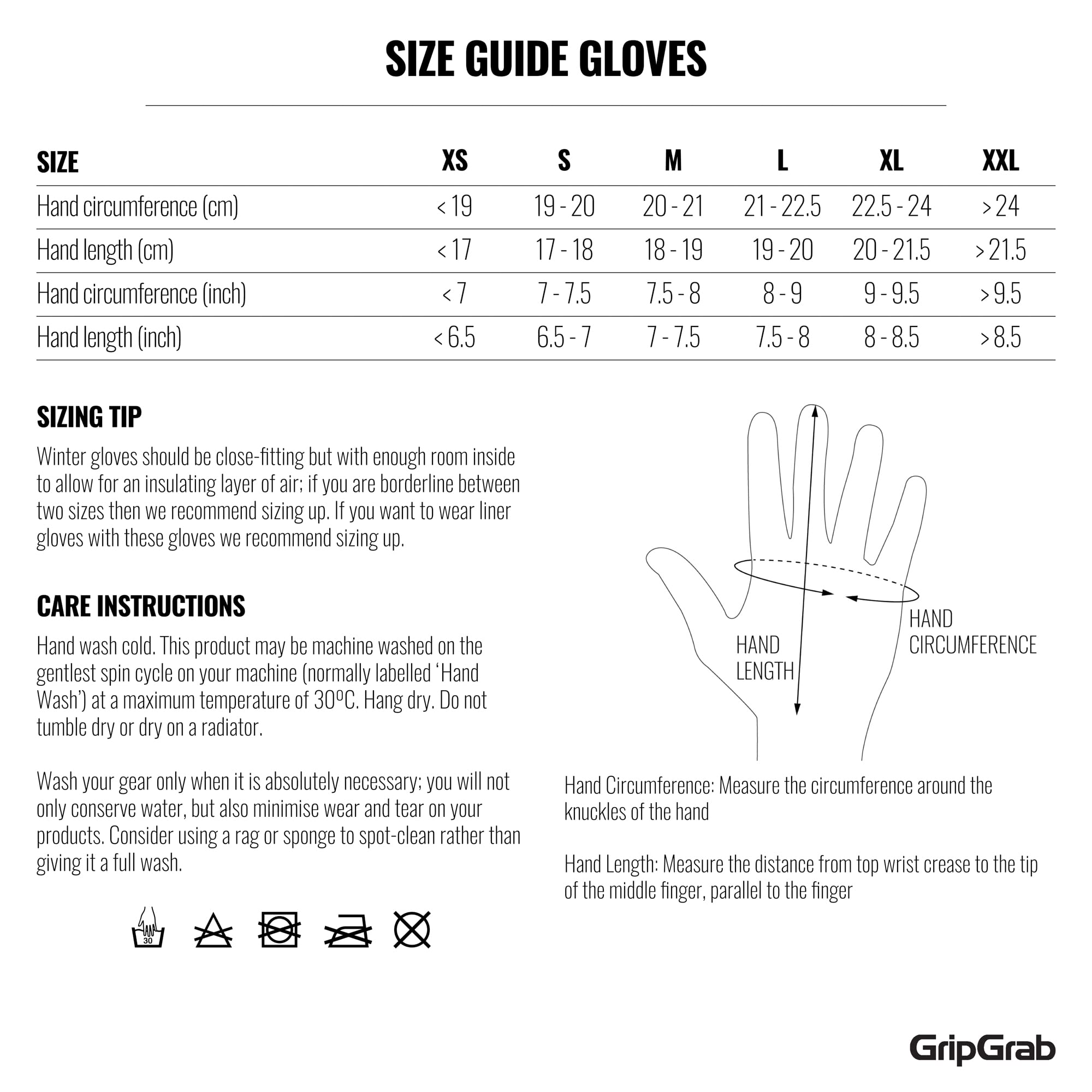 GripGrab Waterproof Thermal Cycling Gloves - Windproof Winter Bike Gloves with Fleece Lining for Men & Women - Ideal for Cold Weather Commuting, Mountain Biking & Outdoor Sports