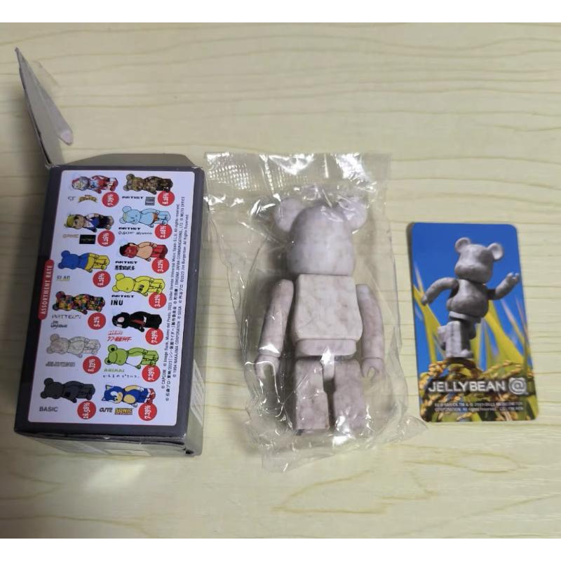 Bearbrick Series 46 Jelly Jellybean Rice 100% Authentic Collectible Figure - Limited Edition Vinyl Art Toy for Display & Collection (Home Decor, Office Display, Gift for Anime Fans)