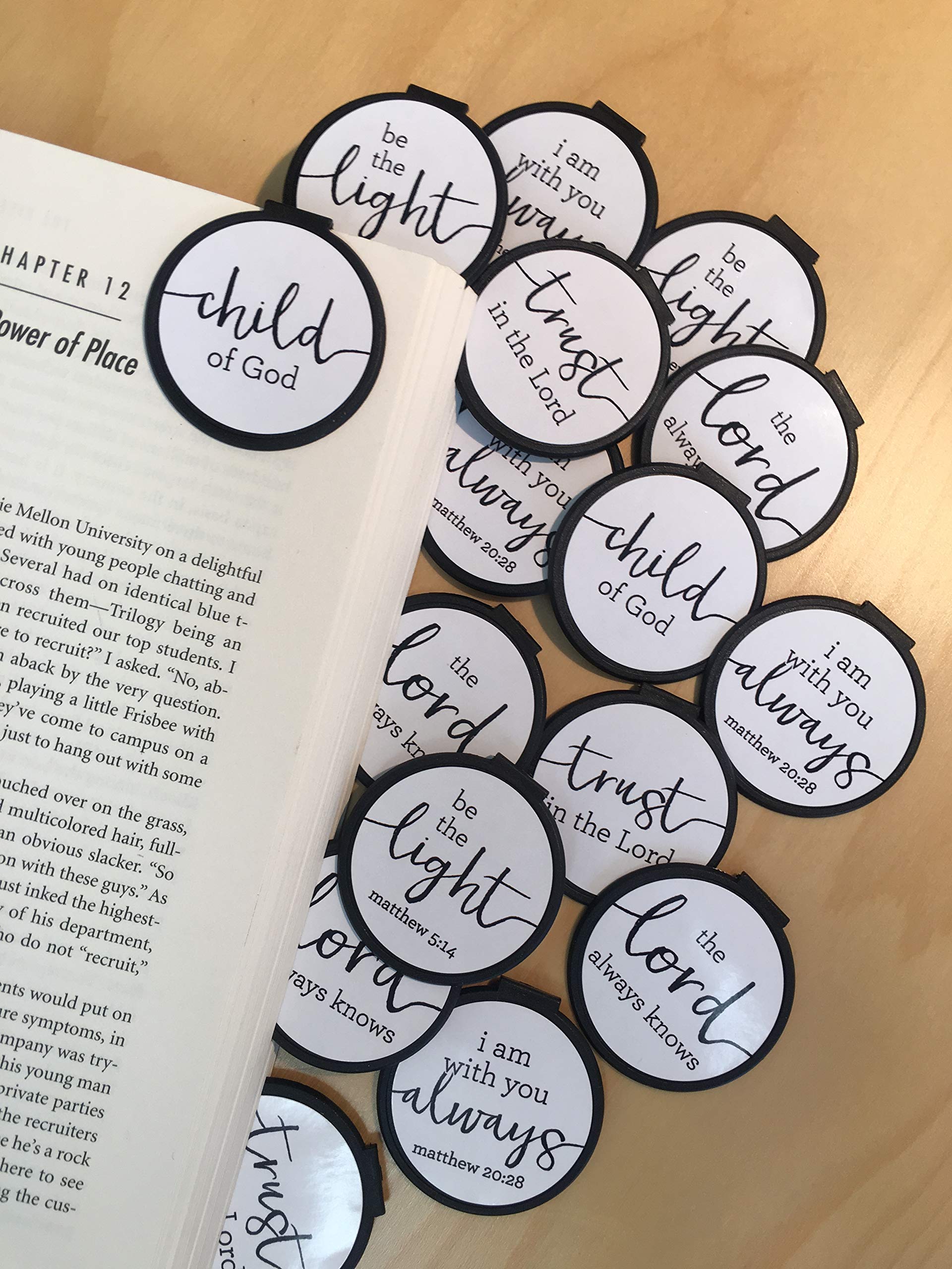 30-Piece Inspirational Christian Bookmark Set - Bible Study, Sunday School Gifts, Religious Promotions & Party Favors - Perfect for Church Events, Bible Study Groups & Christian Gift Giving