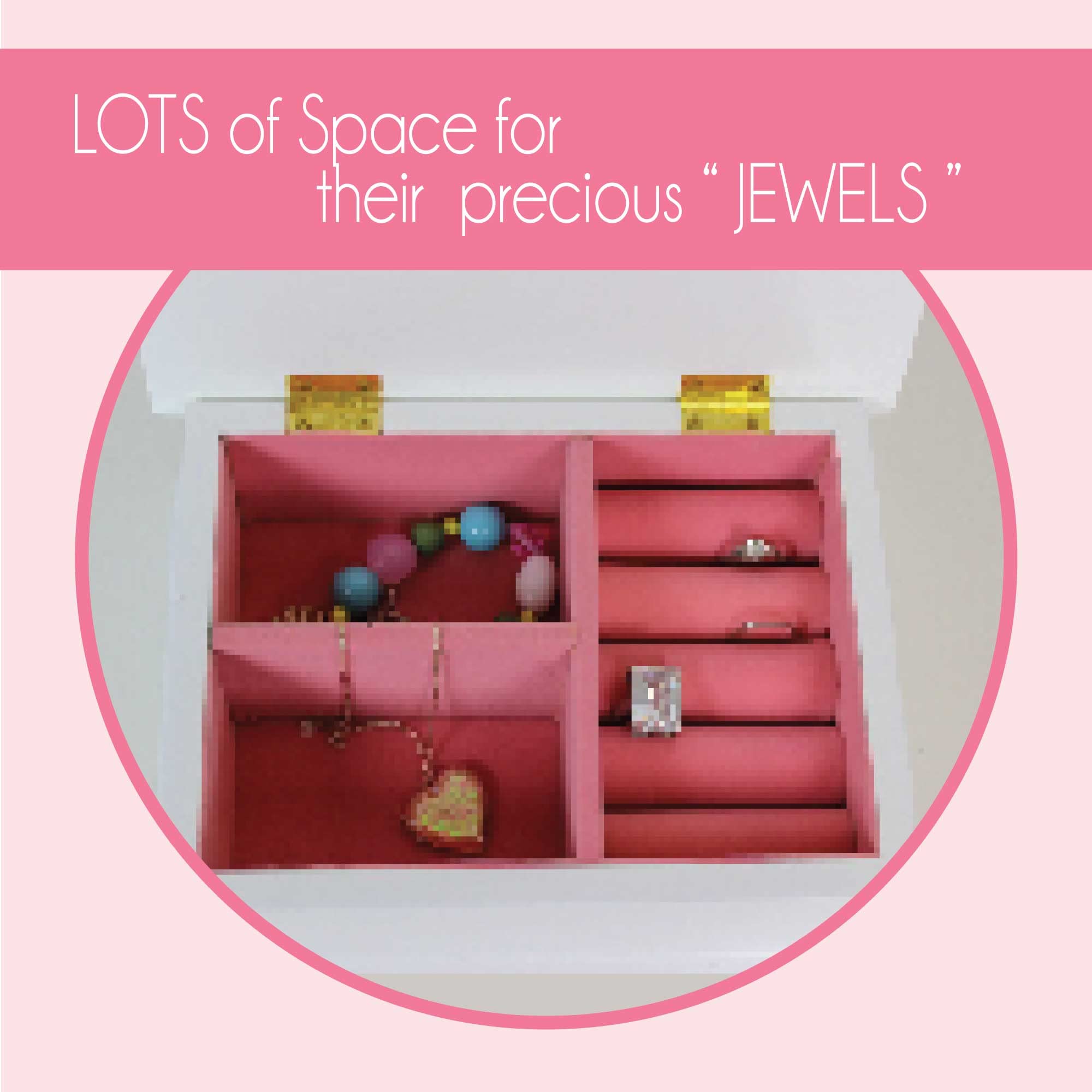 Personalized Mermaid Jewelry Box with Lift Top - Elegant Gift for Women & Girls - Perfect for Necklaces, Rings, Earrings & Bracelets Storage - Great for Bedroom, Dresser & Travel