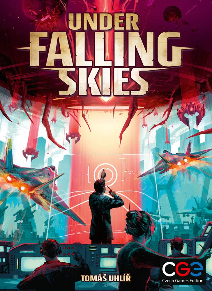 Under Falling Skies Board Game by Czech Games Edition - Cooperative Sci-Fi Strategy Game for Family Game Night & Friends Gatherings
