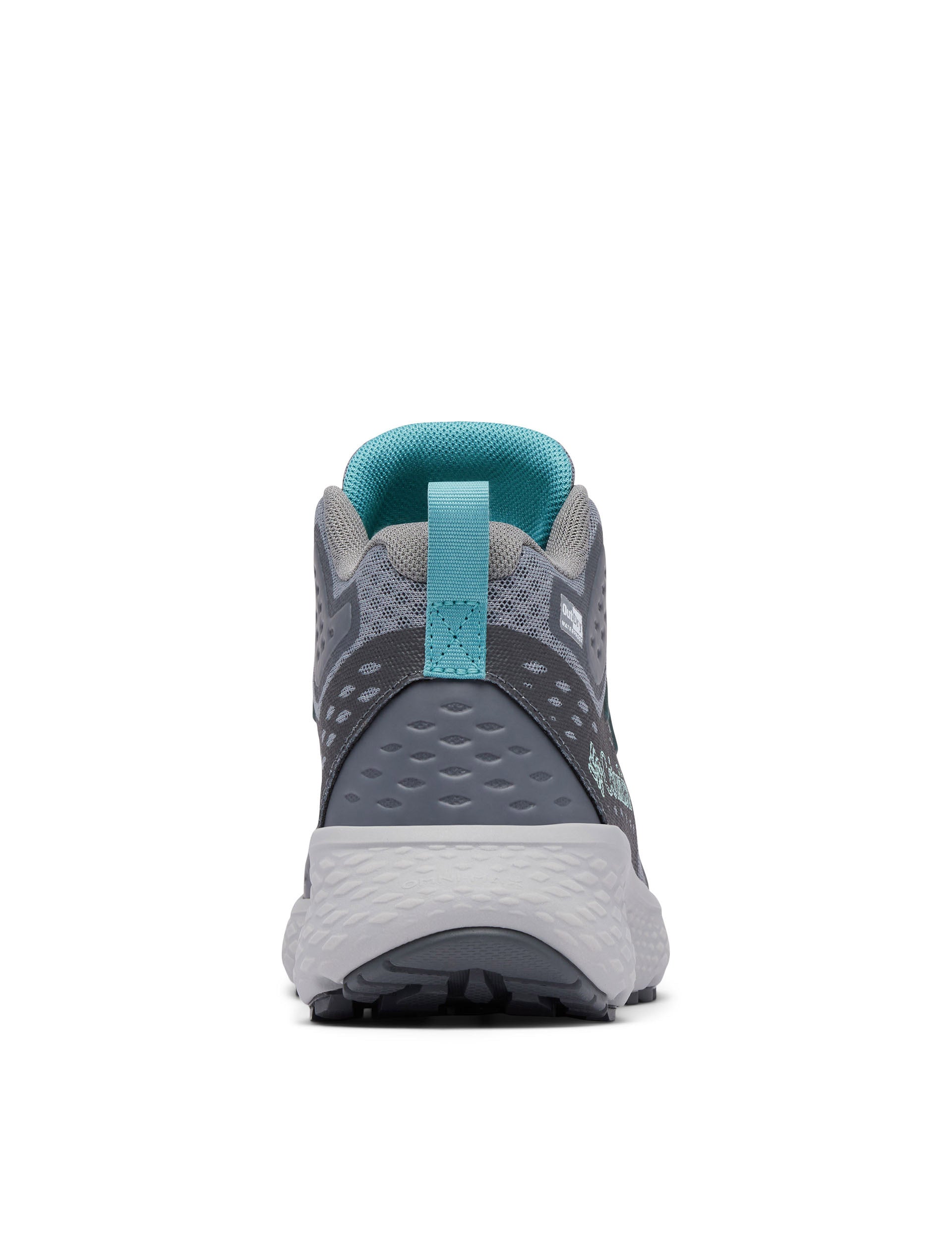 Konos TRS OutDry Mid Hiking Shoes - Waterproof Trail Running Shoes for Men & Women | Lightweight Hiking Boots with Breathable Mesh | Perfect for Mountain Trekking & Outdoor Adventures (Ti Grey Steel/Teal)