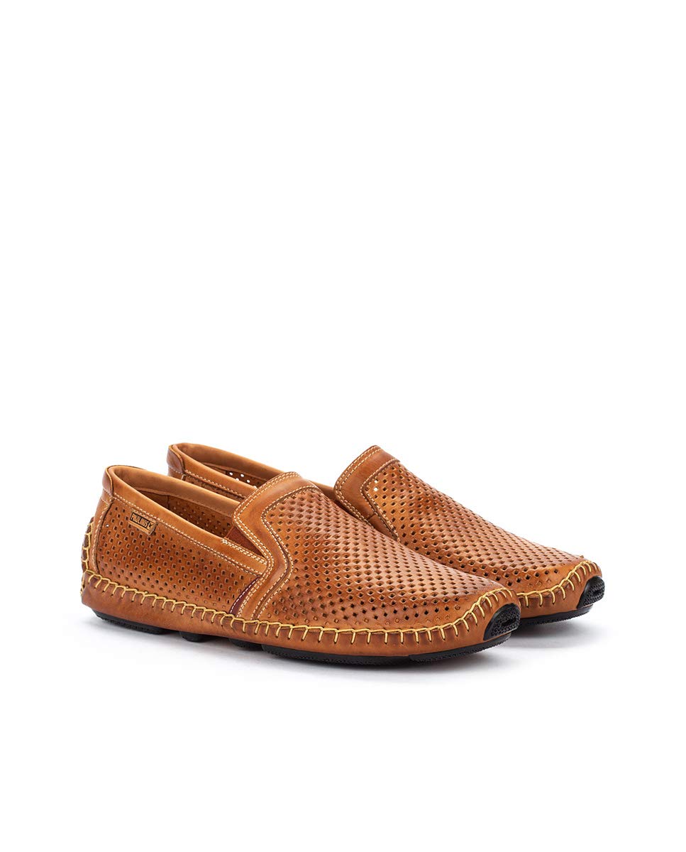 PIKOLINOS Men's Genuine Leather Loafers - Jerez Style Comfortable Slip-On Shoes for Casual & Office Wear