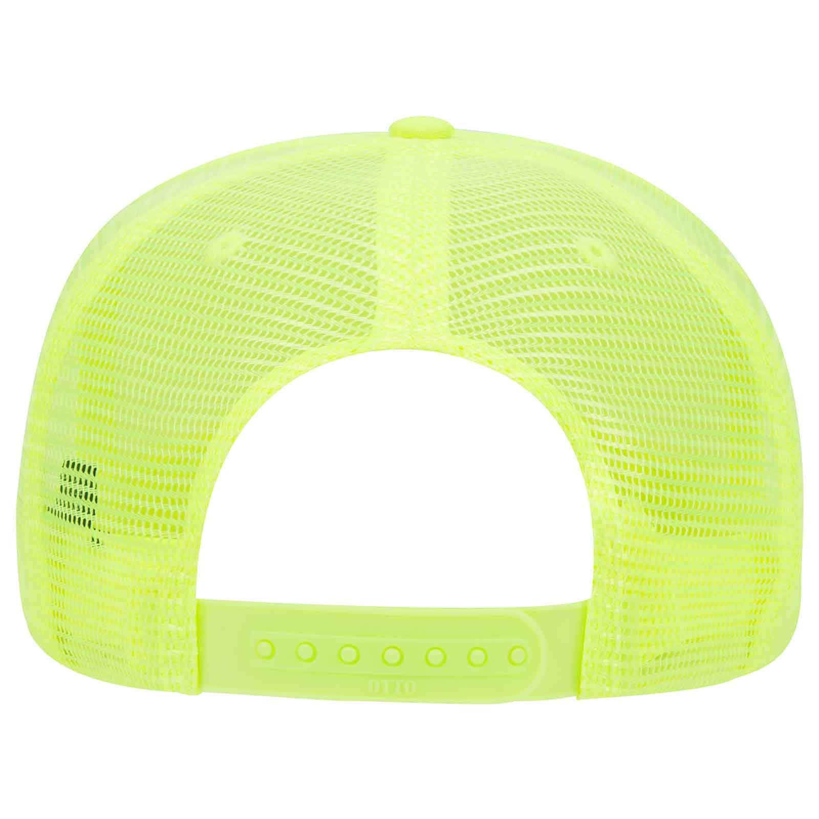 OTTO Wholesale 12-Pack Neon 5-Panel Trucker Hats with Mesh Back - Mid Profile Baseball Caps for Men & Women - Perfect for Outdoor Activities, Sports Events, and Casual Wear