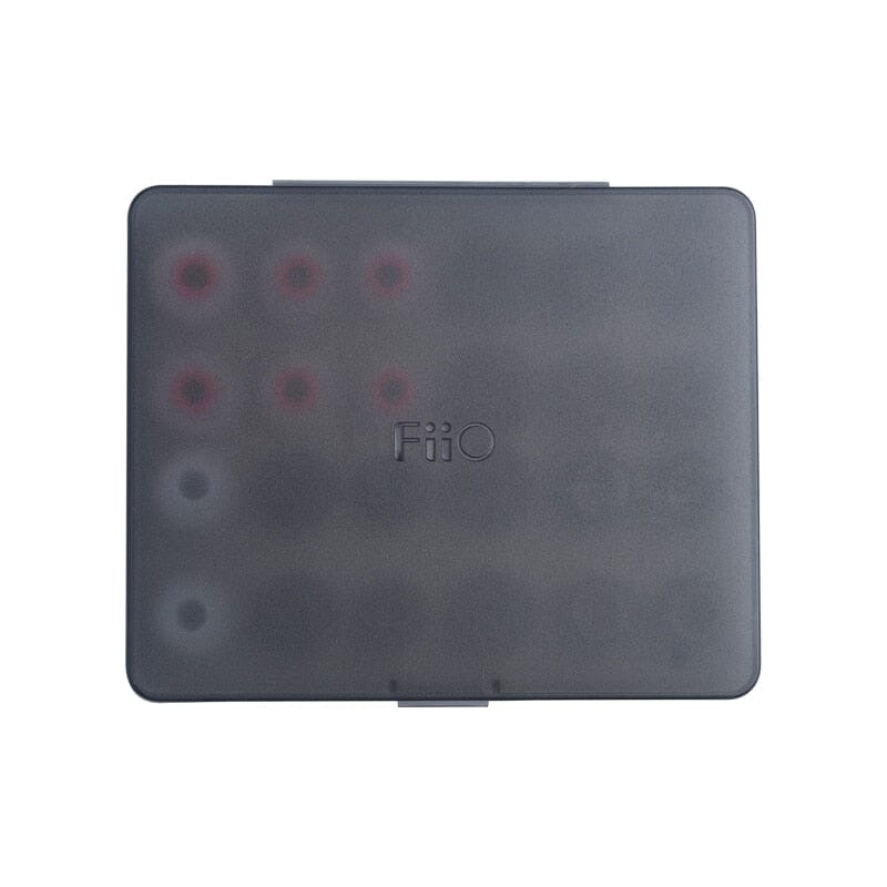 FiiO HS19 Silicone Replacement Eartips - 12 Pairs (S/M/L Sizes) for Noise Isolation & Comfort - Perfect for Music, Gaming & Workouts