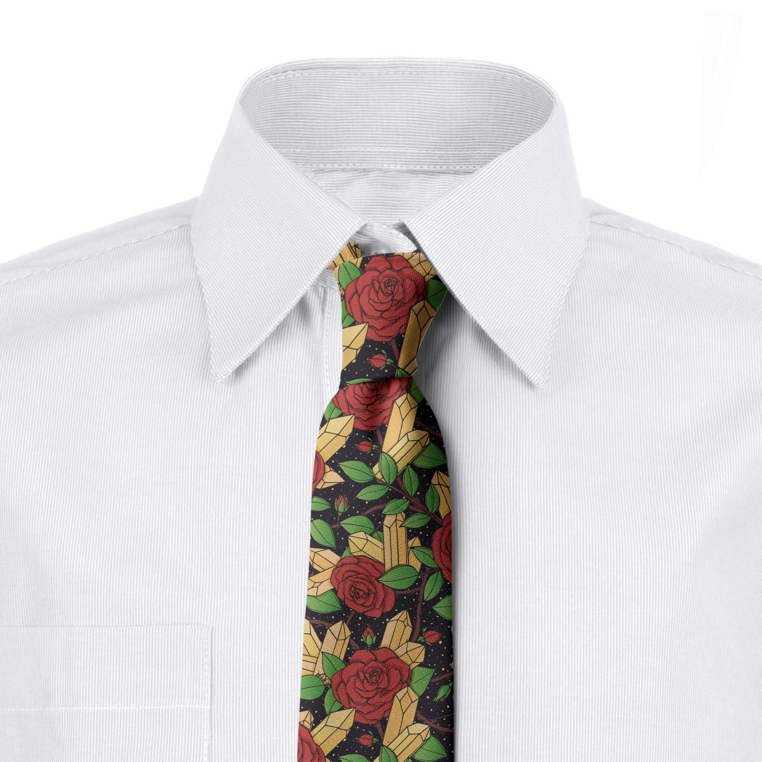 Ambesonne Floral Necktie - 3.7