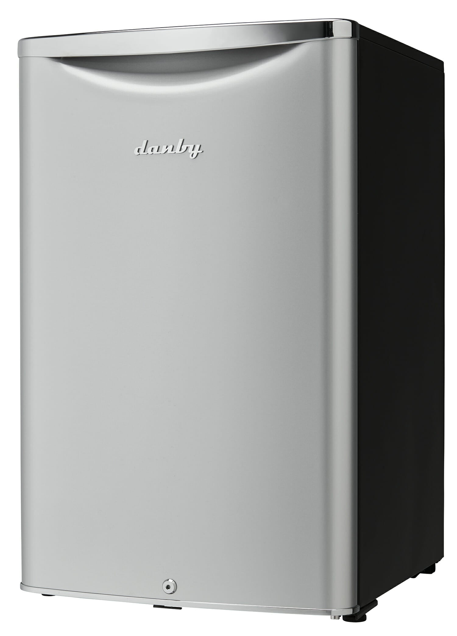 Danby DAR044A6DDB 4.4 cu. ft. Compact Refrigerator - Energy Efficient Mini Fridge for Dorm, Office, Bedroom & Kitchen - Stainless Steel Finish, Space Saving Design - Perfect for Small Spaces & Home Use