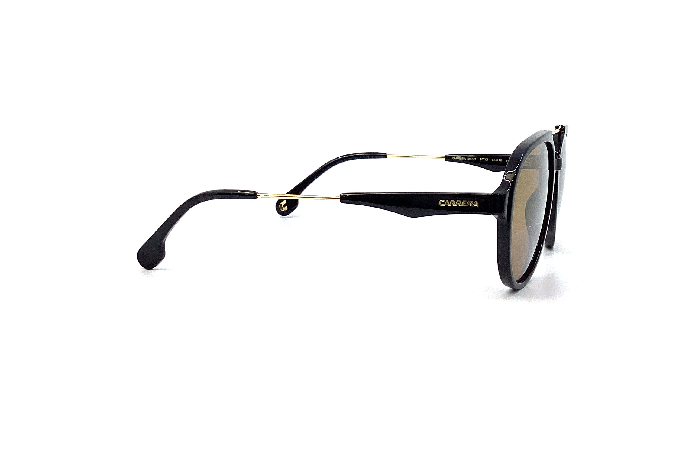 Carrera 1012/S Black Sunglasses for Men & Women - Polarized UV Protection - Stylish Driving & Outdoor Sports Shades