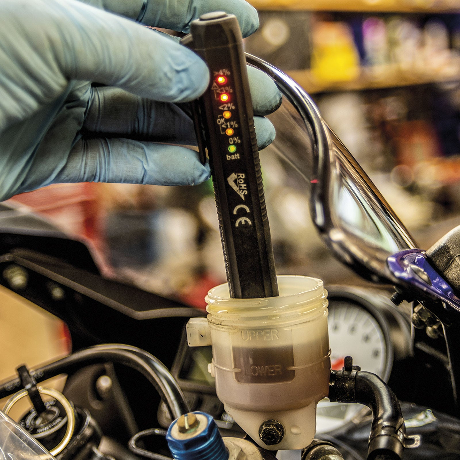 Digital Brake Fluid Tester - Accurate Car Brake Fluid Moisture & Boiling Point Tester | Perfect for Automotive Maintenance & DIY Car Repair