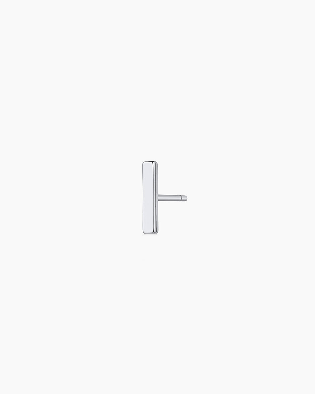 Bar Single Stud Earrings for Women - Minimalist Stainless Steel Jewelry for Everyday Wear & Gifts
