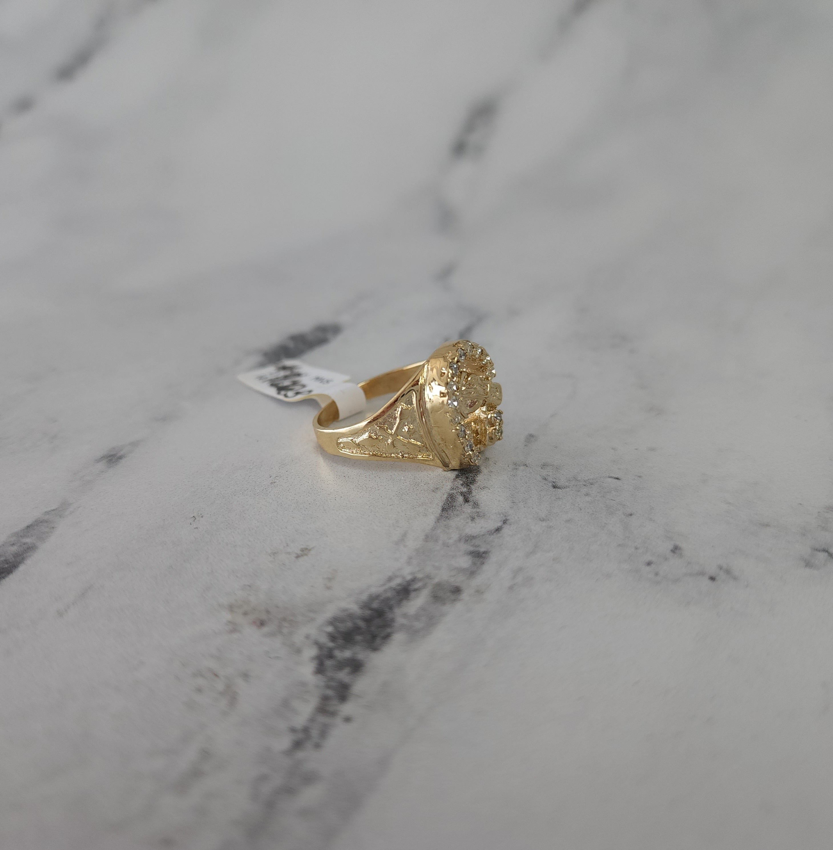14K Yellow Gold Diamond Horseshoe Pendant with Horsehead Charm - .33cttw Elegant Jewelry for Equestrian Lovers & Western Fashion Accessories