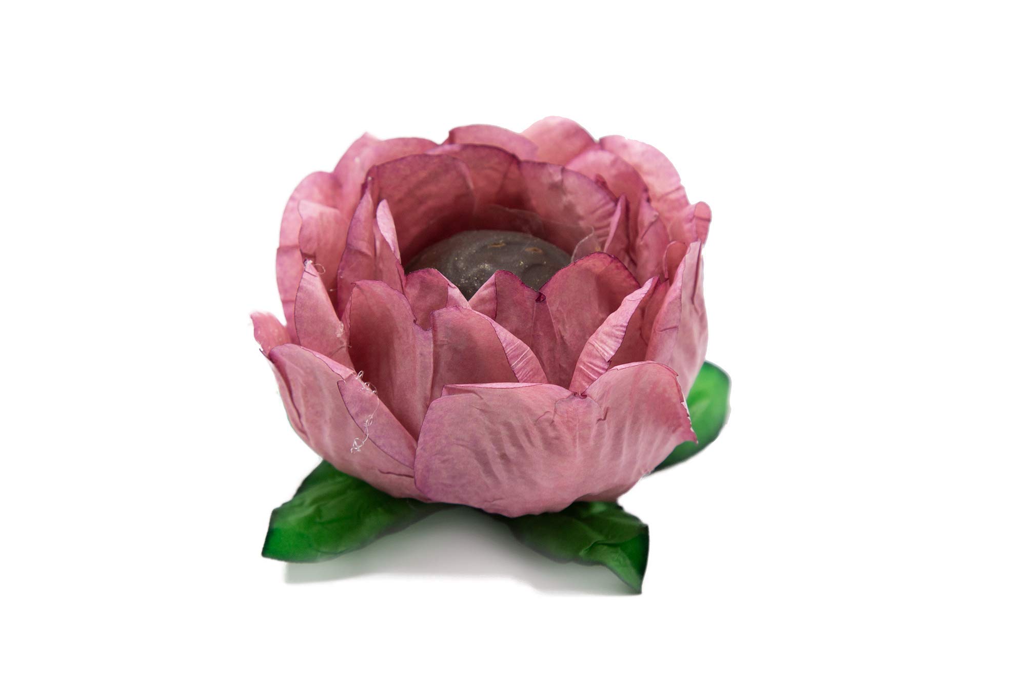 Handmade Paper Truffle Cups - 30 Pack | Eco-Friendly Candy Liners & Wrappers for Chocolates, Cupcakes, Desserts | Perfect for Party Favors, Wedding Treats, Holiday Gifts (Peony Dusty Rose)