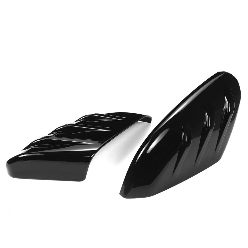 2PCS Glossy Black Car Side Door Rear View Mirror Cover Caps for Honda Civic 2016-2020 | Durable ABS Plastic Mirror Add-On Accessories | Enhance Style & Protection for Daily Driving & Car Shows