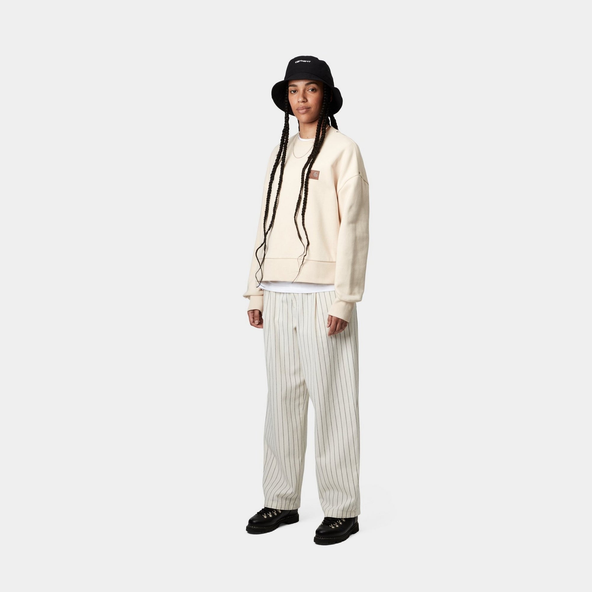Women's Eldon Sweatshirt - Soft Cotton Pullover Hoodie for Casual Wear & Loungewear | Natural Color | Perfect for Everyday Comfort & Relaxation