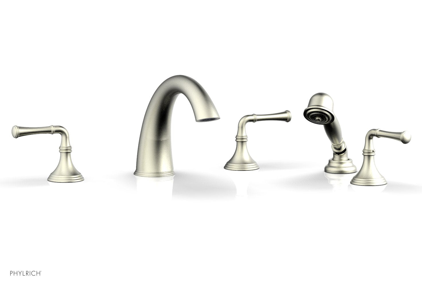 3-Ring Deck Tub Set with Hand Shower D2205E1 - Premium Bathroom Faucet for Modern Homes, Perfect for Bathroom Renovation & Spa Relaxation
