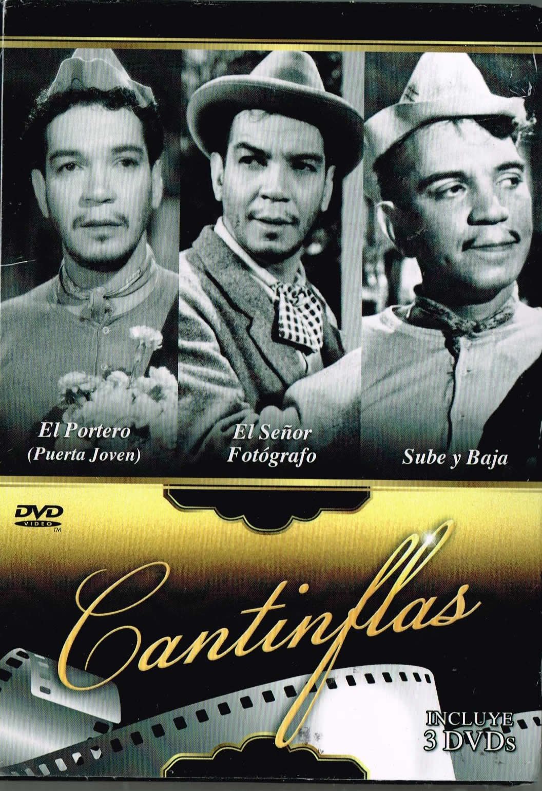 Cantinflas Mario Moreno Spanish Movie Collection - El Portero, El Senor, Sube Y Baja - 3 DVD Set for Classic Comedy Lovers | Perfect for Movie Nights & Hispanic Heritage Celebrations